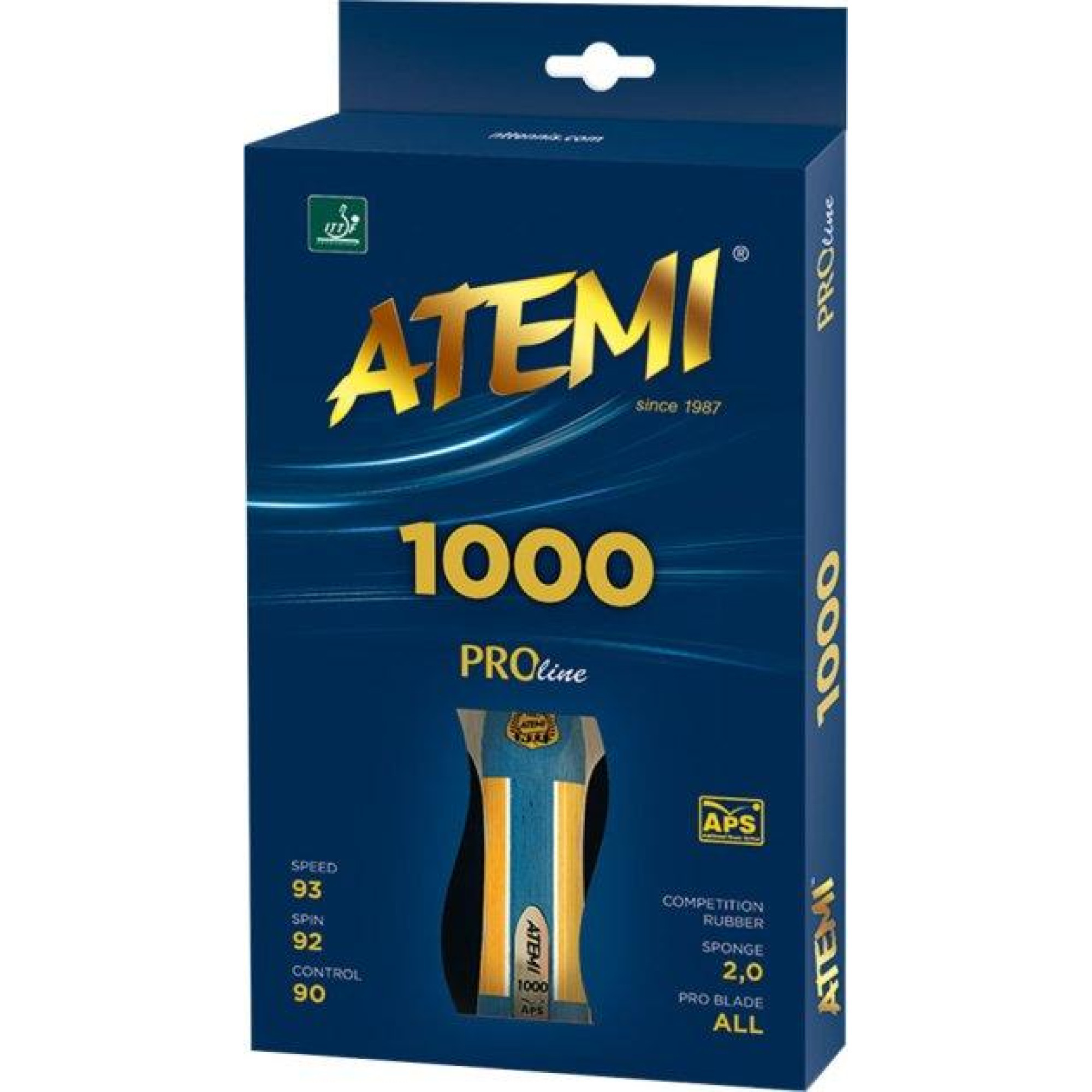 Ракетка для настільного тенісу ATEMI PRO 1000 (10050) - 1 - Robinzon.ua