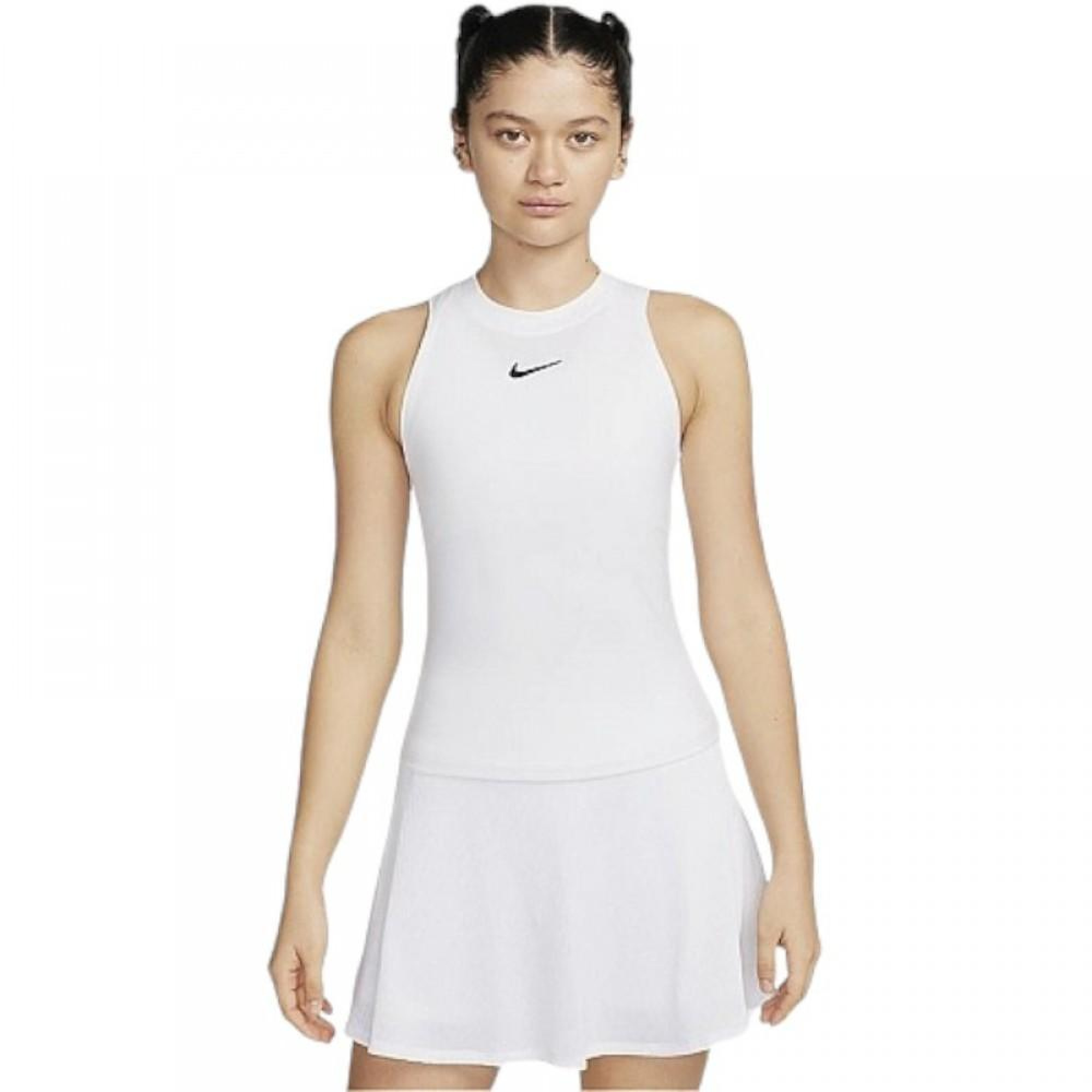 Майка жіноча  Nike СOURT ADVANTAGE TANK WHITE (M) FD5673-100 M - 2 - Robinzon.ua