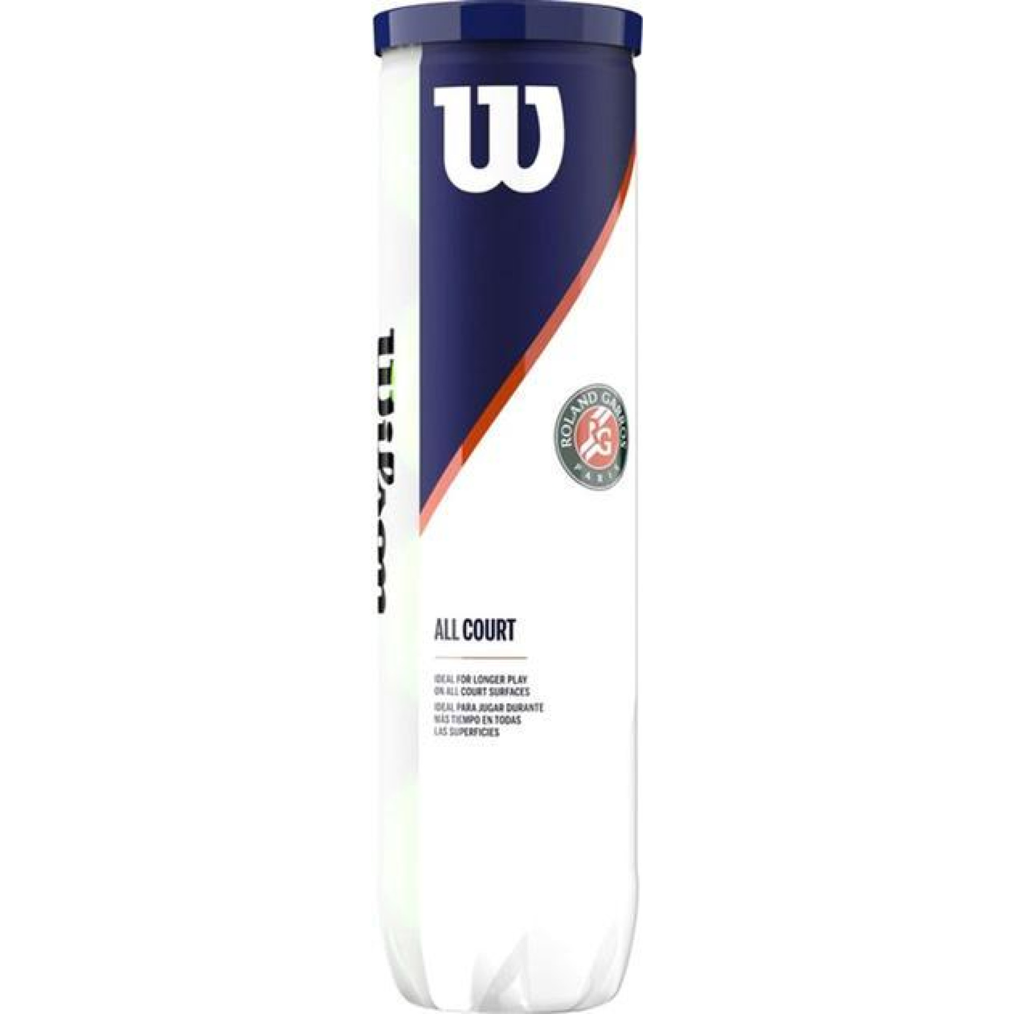 М'ячі для тенісу Wilson ROLAND GARROS ALL CT 4 BALL WRT116400 - Robinzon.ua