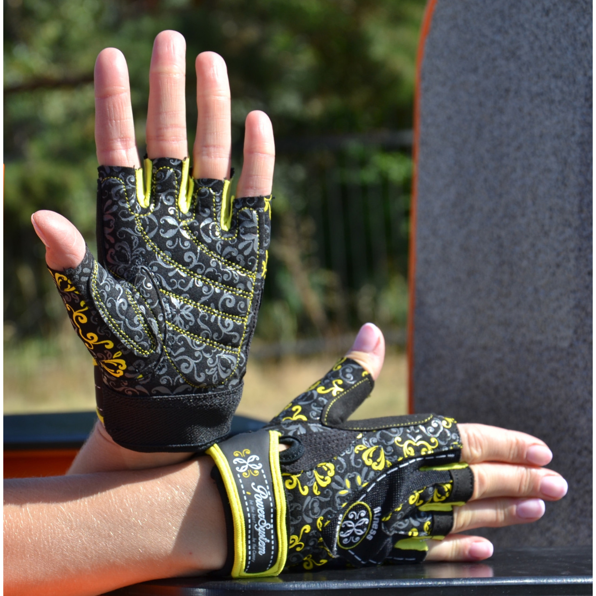 Рукавички для фітнесу Power System PS-2910 Classy Жіночі Yellow S - 6 - Robinzon.ua