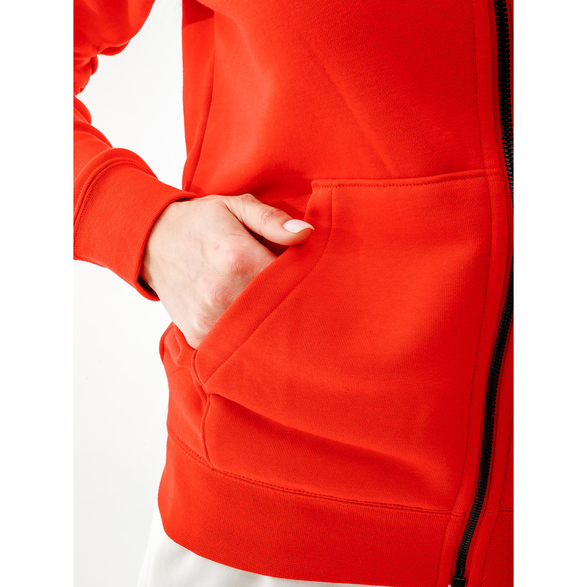 Женская Толстовка Nike FLC PARK20 FZ HOODIE Красный L (7dCW6955-657 L) - 2 - Robinzon.ua