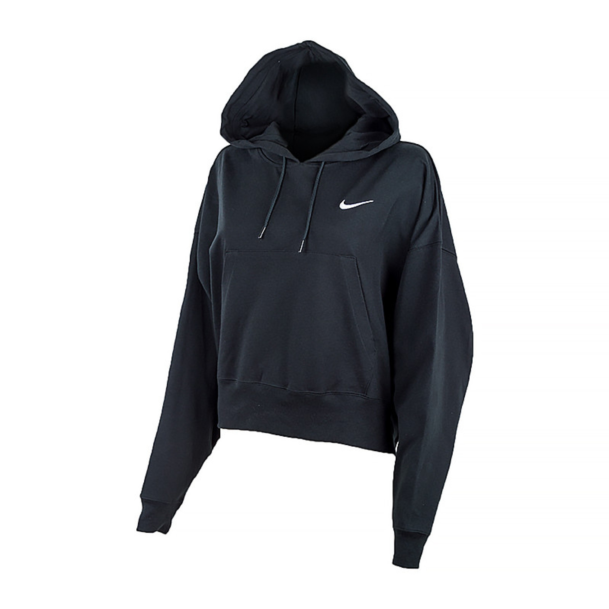 Жіноча Толстовка Nike W NSW JRSY OS PO HOODIE Чорний M (7dDM6417-010 M) - Robinzon.ua