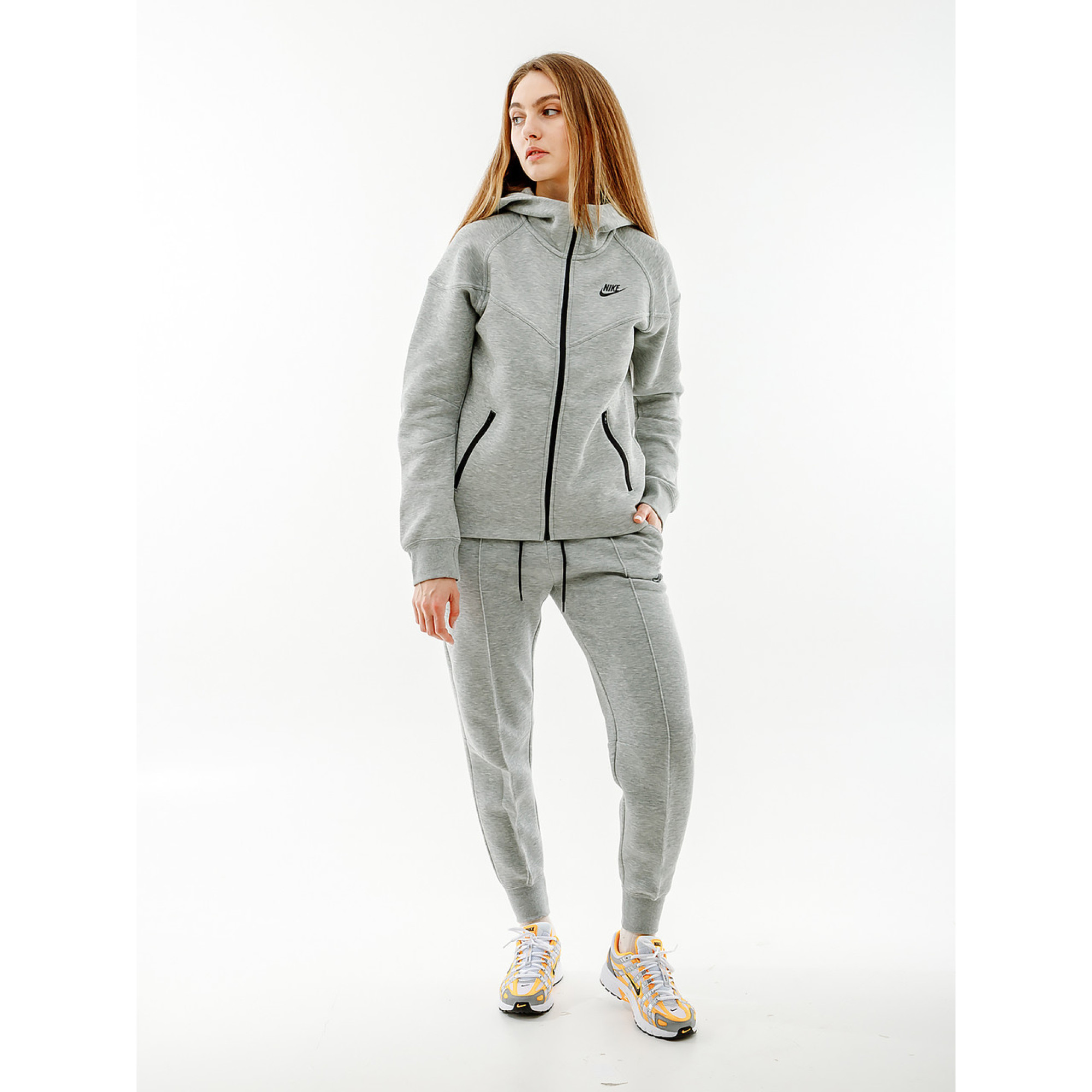 Жіноча Толстовка Nike NS TCH FLC WR FZ HD Сірий XS (7dFB8338-063 XS) - 4 - Robinzon.ua