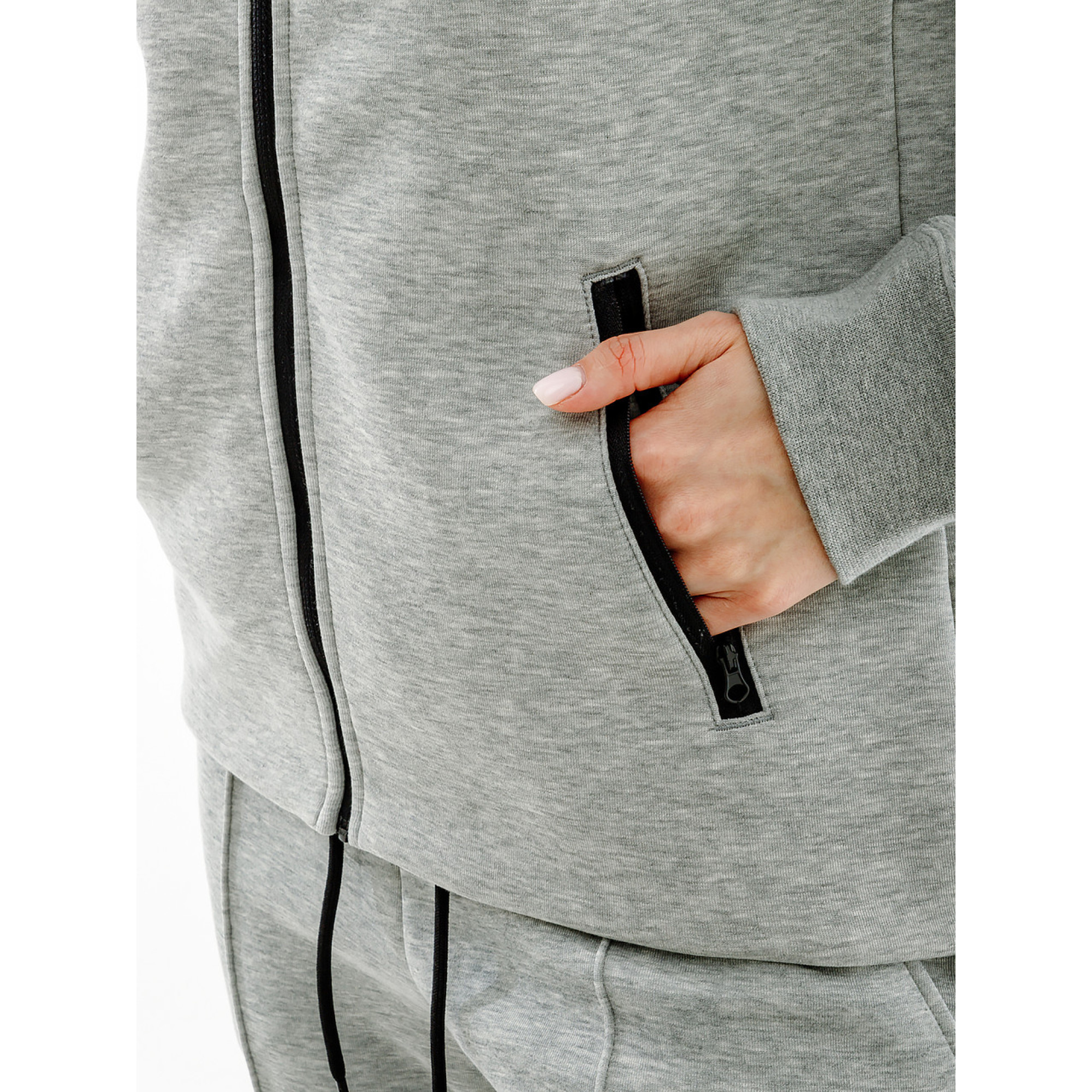 Жіноча Толстовка Nike NS TCH FLC WR FZ HD Сірий XS (7dFB8338-063 XS) - 2 - Robinzon.ua