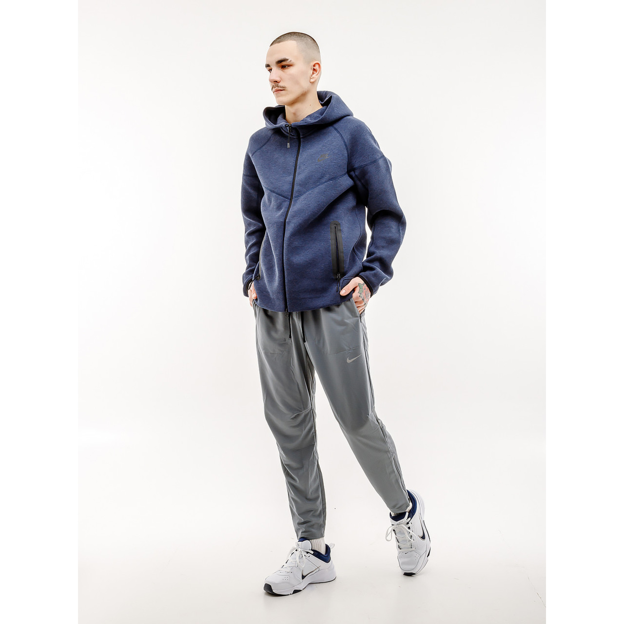 Чоловічі Штани Nike PHENOM ELITE KNIT PANT Сірий L (7dDQ4740-084 L) - 3 - Robinzon.ua