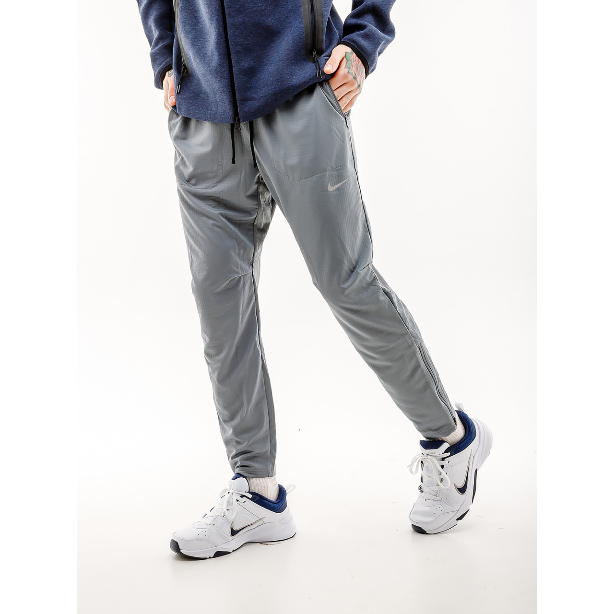 Чоловічі Штани Nike PHENOM ELITE KNIT PANT Сірий L (7dDQ4740-084 L) - Robinzon.ua