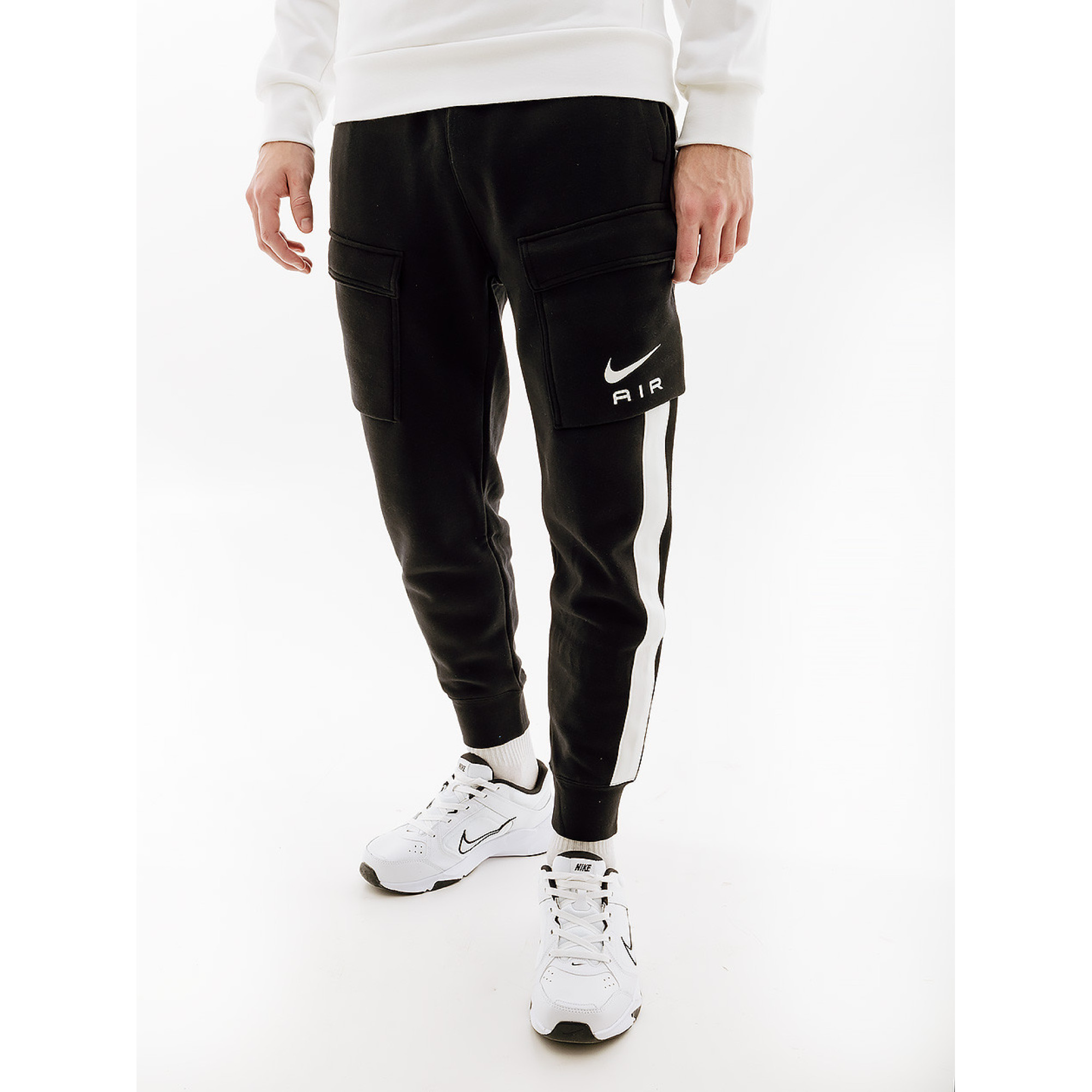 Чоловічі Штани Nike S AIR CARGO PANT FLC BB Чорний 2XL (7dFN7693-010 2XL) - Robinzon.ua