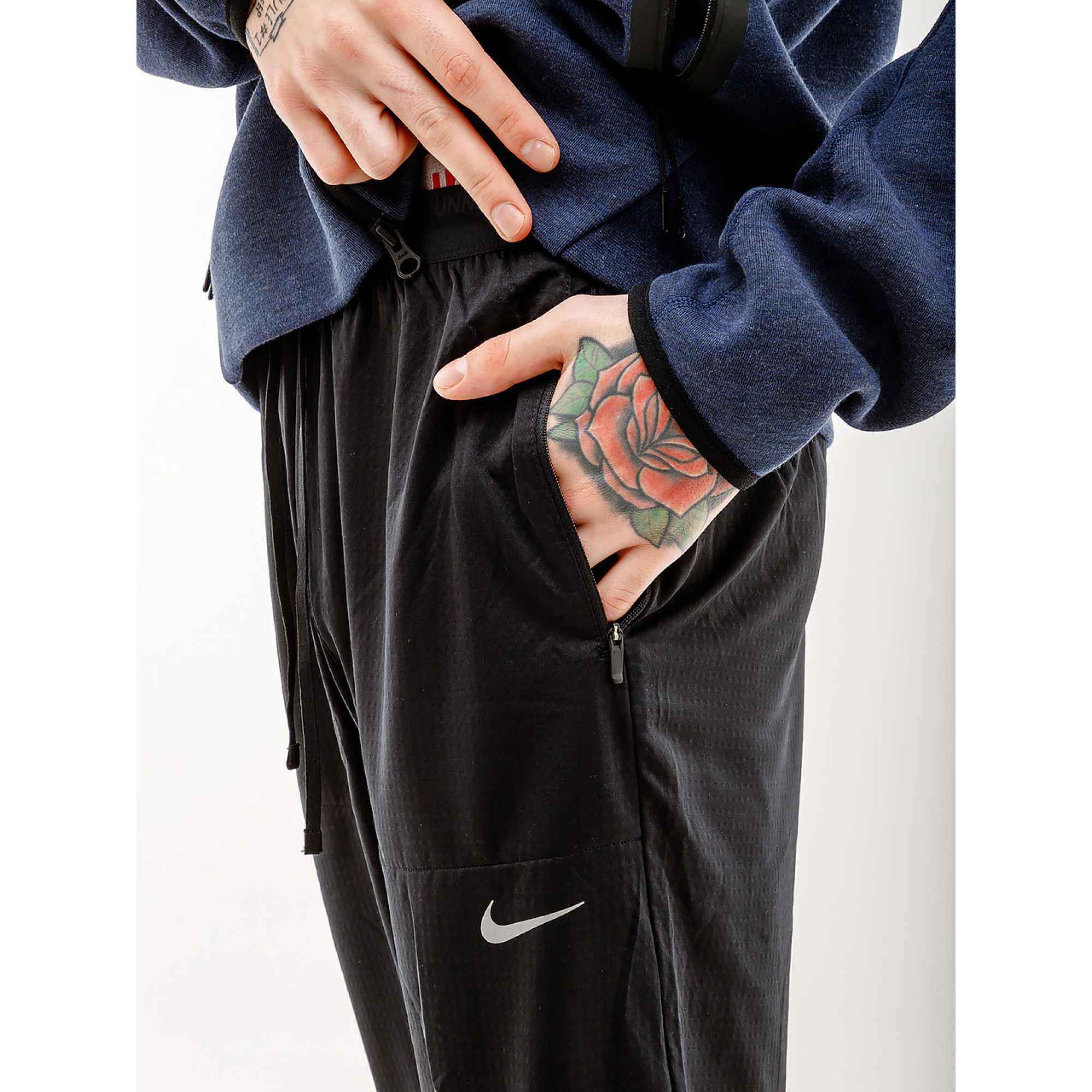 Чоловічі Штани Nike PHENOM ELITE KNIT PANT Чорний XL (7dDQ4740-010 XL) - 2 - Robinzon.ua