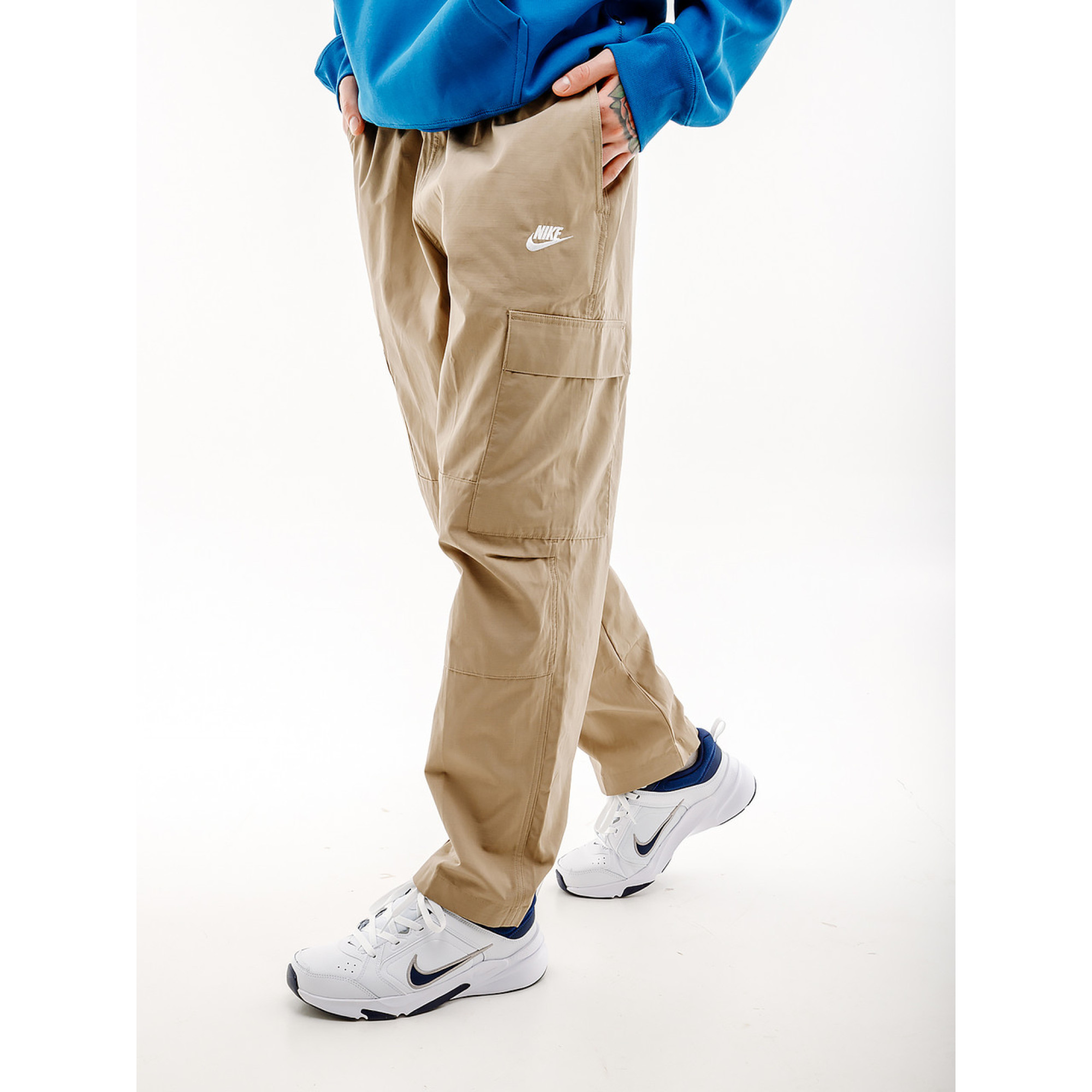 Мужские Брюки Nike CLUB CARGO WVN PANT Бежевый 2XL (7dDX0613-247 2XL) - 2 - Robinzon.ua