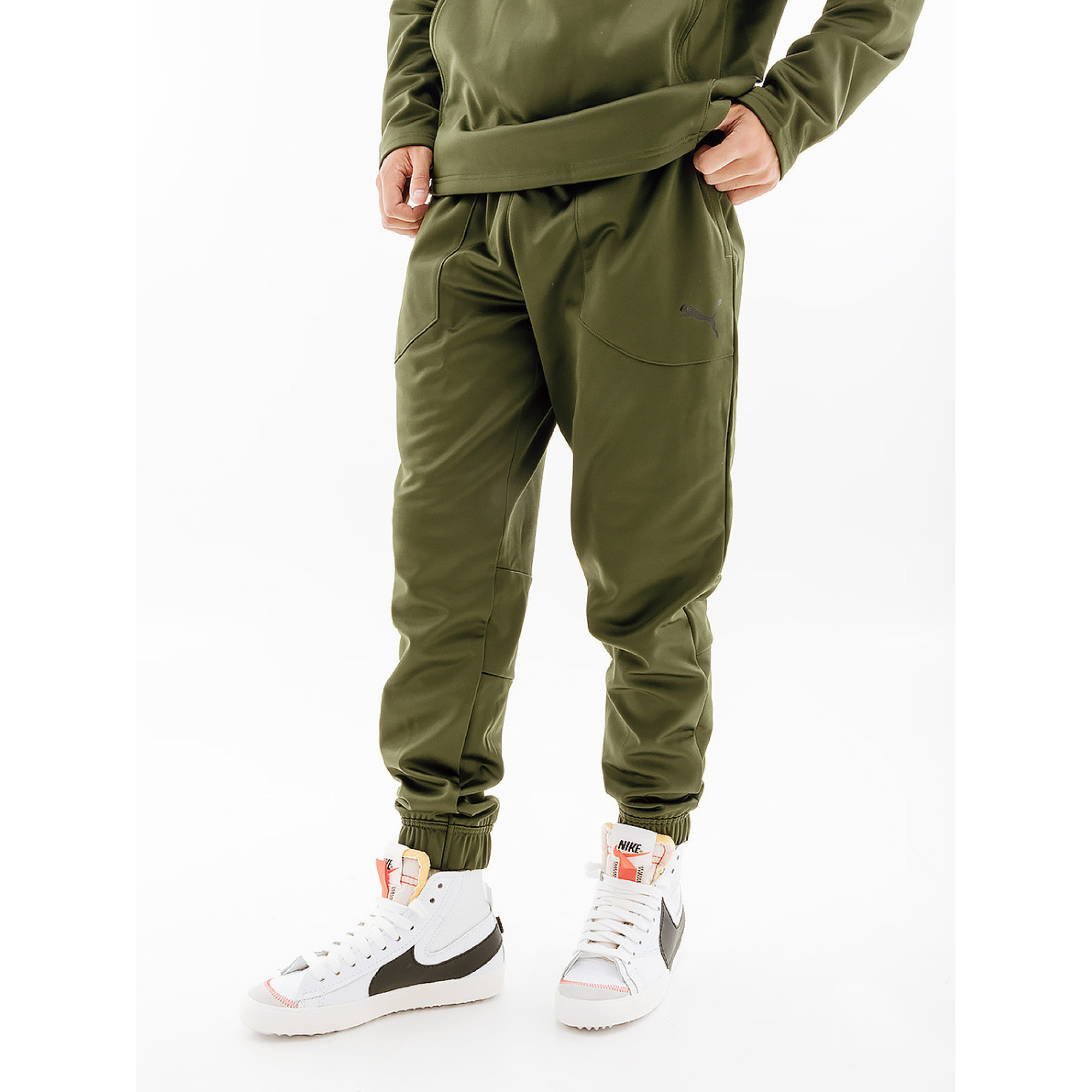 Чоловічі Штани Puma TRAIN PWR FLEECE JOGGER Хакі S (7d52089431 S) - Robinzon.ua