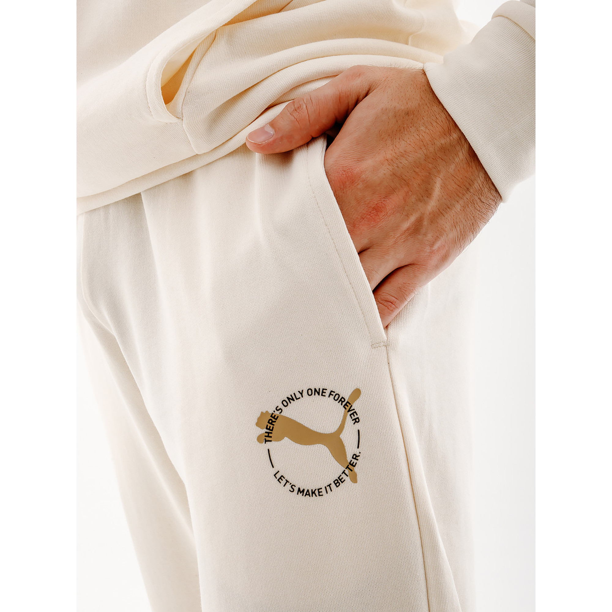 Мужские Брюки PUMA BETTER SPORTSWEAR Sweatpants Бежевый L (7d67606599 L) - 2 - Robinzon.ua