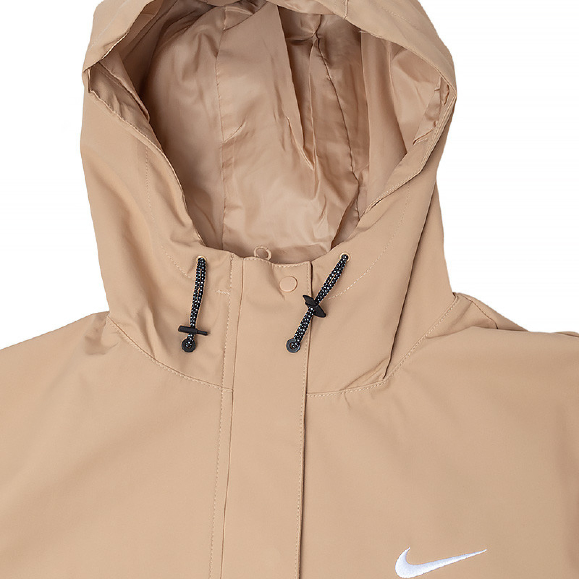 Жіноча Вітровка Nike W NSW ESSNTL SF WVN PRKA JKT Бежевий L (DM6245-200 L) - 2 - Robinzon.ua