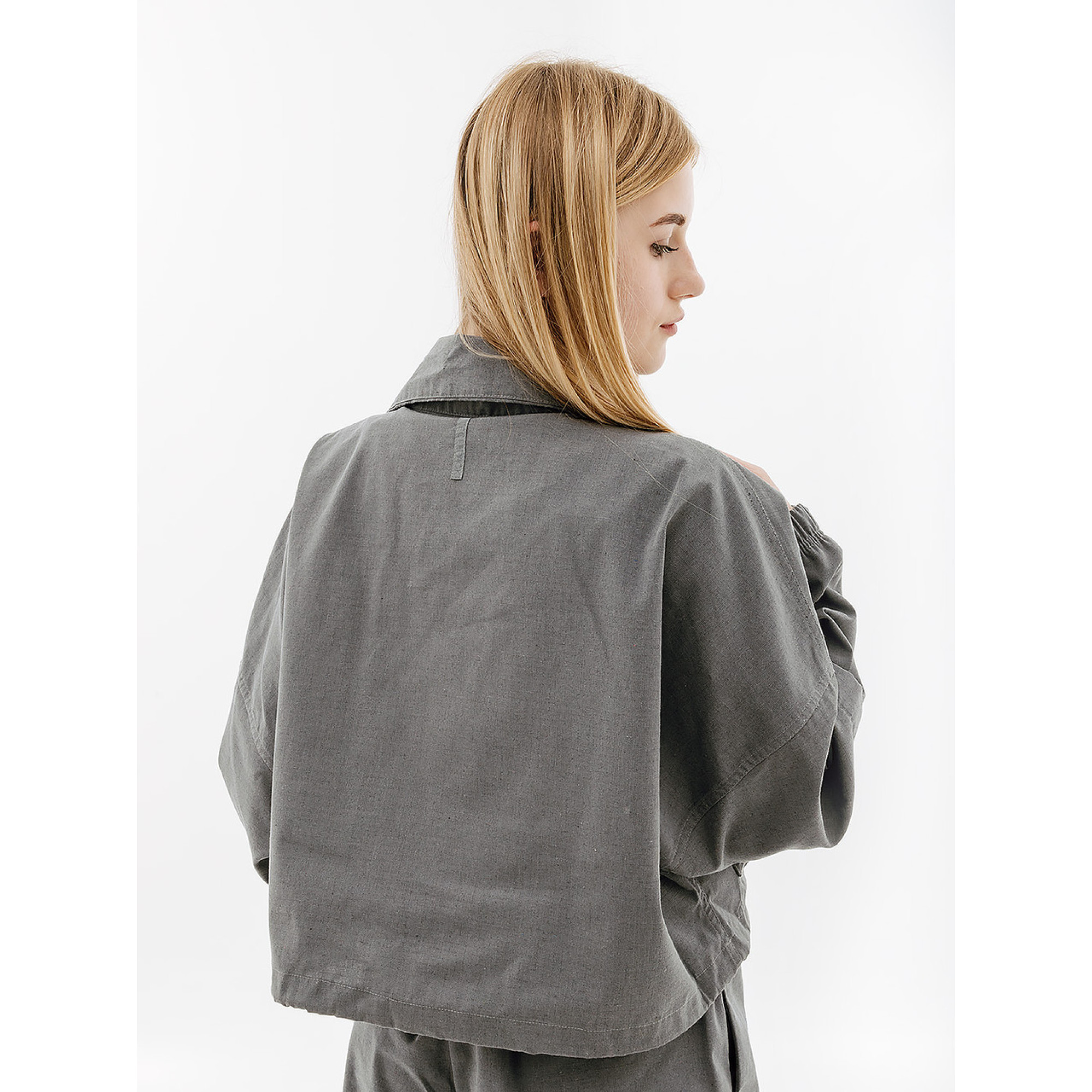 Женская Ветровка Nike W NSW TP RPSTP JKT Серый M (7dDV8487-050 M) - 1 - Robinzon.ua