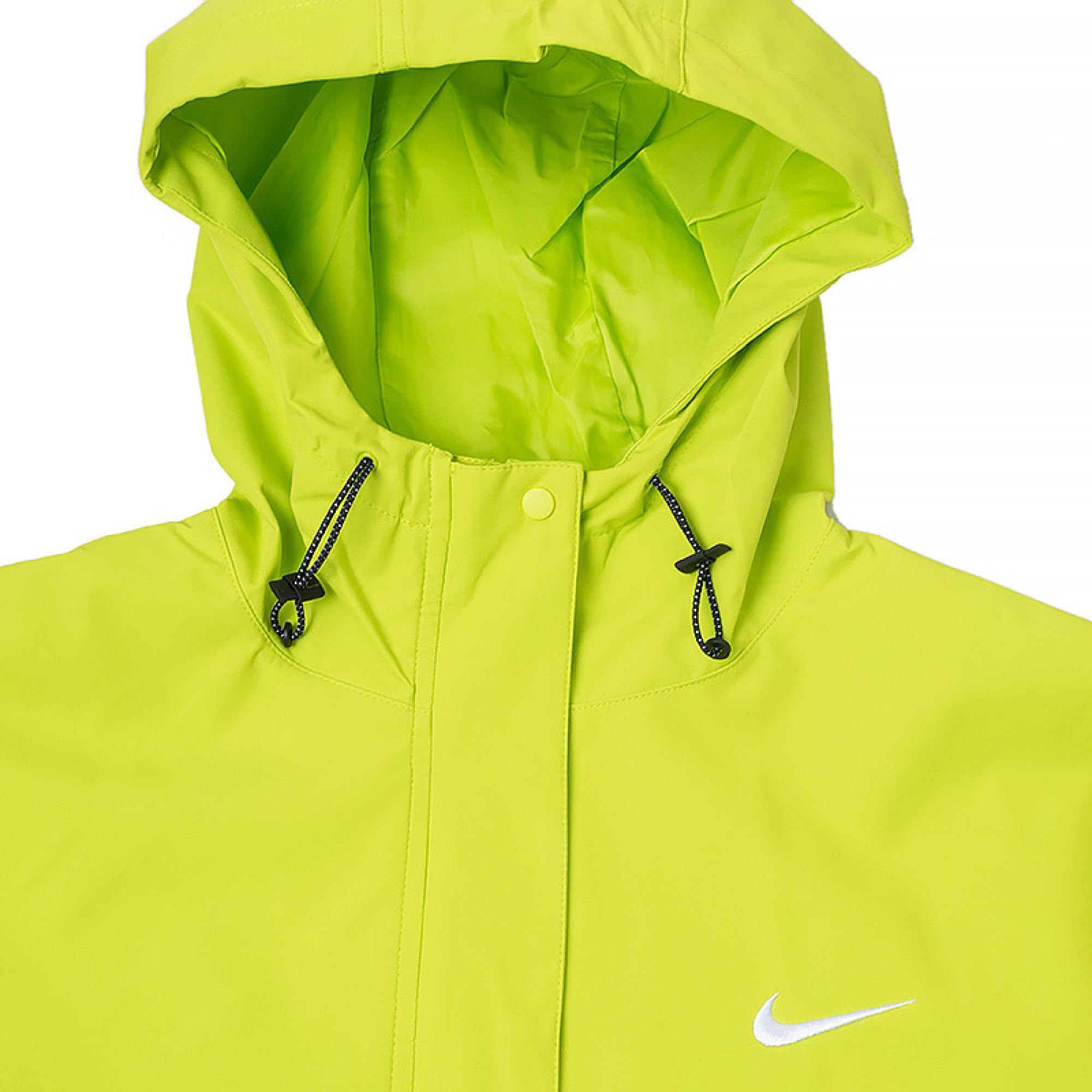 Жіноча Вітровка Nike W NSW ESSNTL SF WVN PRKA JKT Салатовий XL (DM6245-321 XL) - 2 - Robinzon.ua