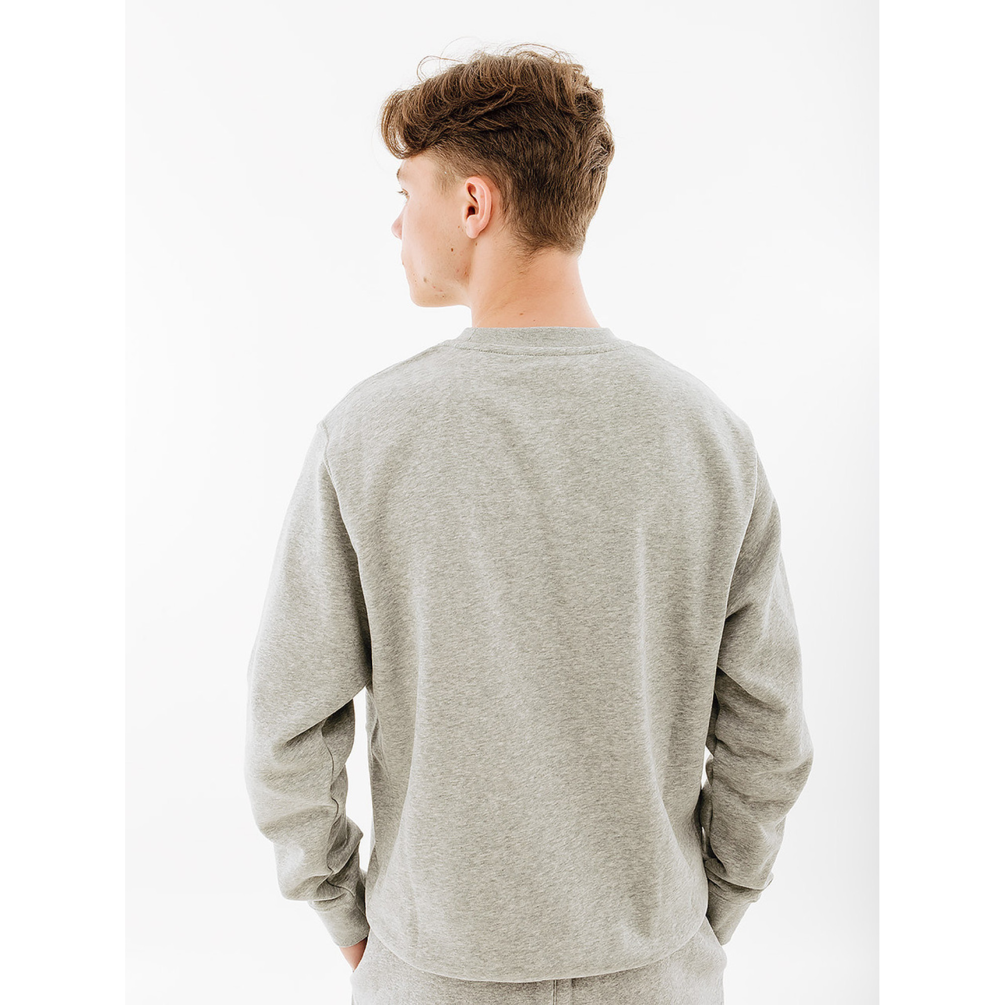 Чоловіча Світшот Nike CLUB CRW BB Сірий 2XL (7dBV2662-063 2XL) - 1 - Robinzon.ua