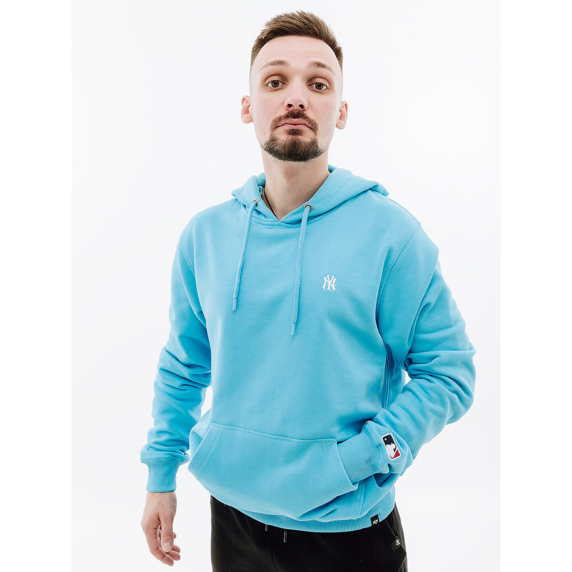 Чоловічий Реглан 47 Brand NEW YORK YANKEES BASE RUNNER Блакитний M (7d580764VD-FS M) - Robinzon.ua