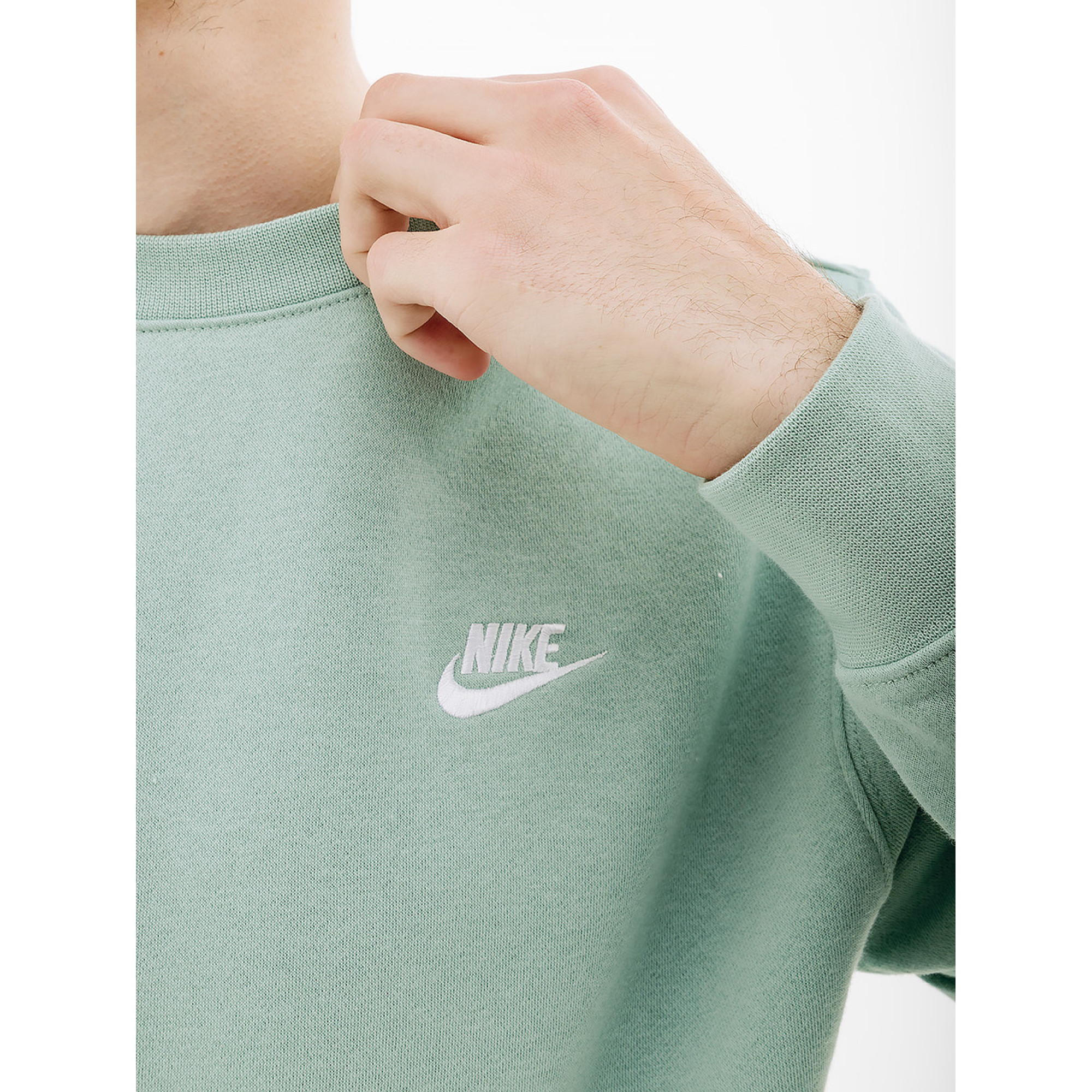 Чоловіча Світшот Nike CLUB CRW BB Бірюзовий XL (7dBV2662-309 XL) - 3 - Robinzon.ua