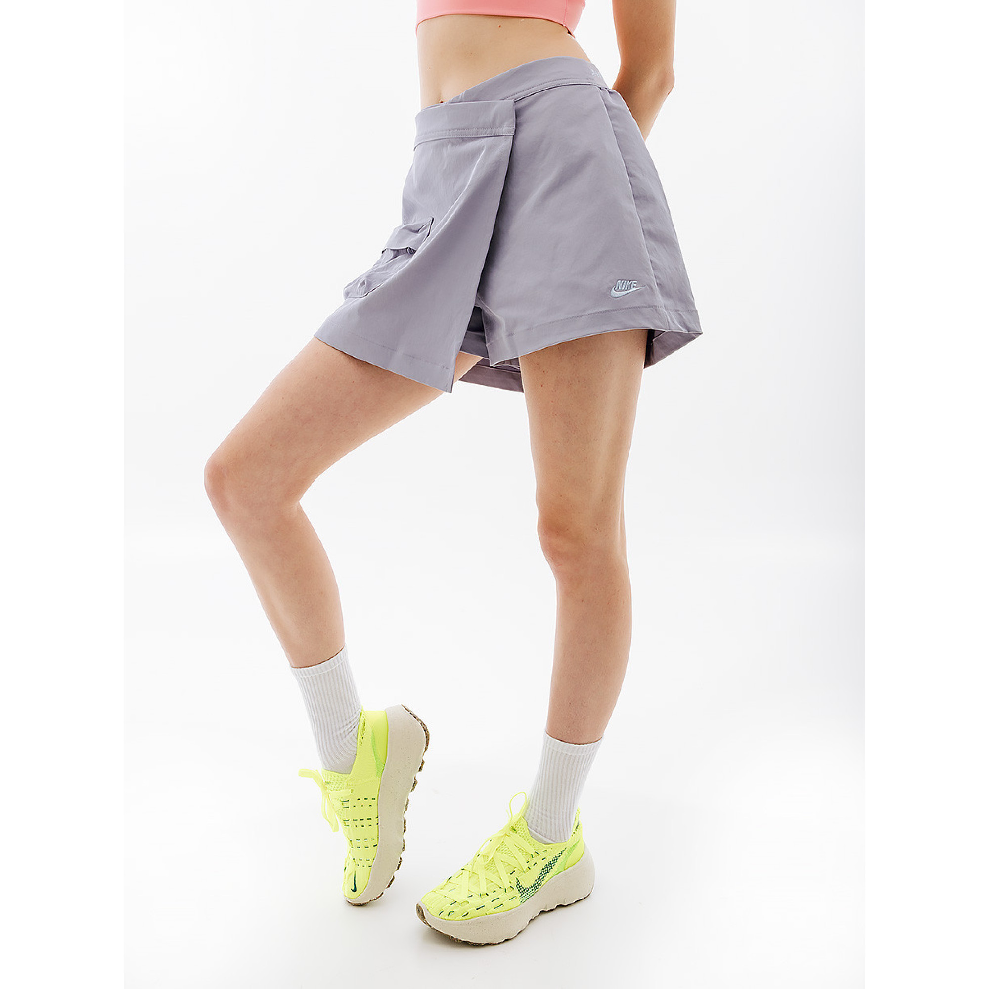Женские Шорты Nike W NSW TP DF MR SKORT  Голубой S (7dDV8491-519 S) - 4 - Robinzon.ua