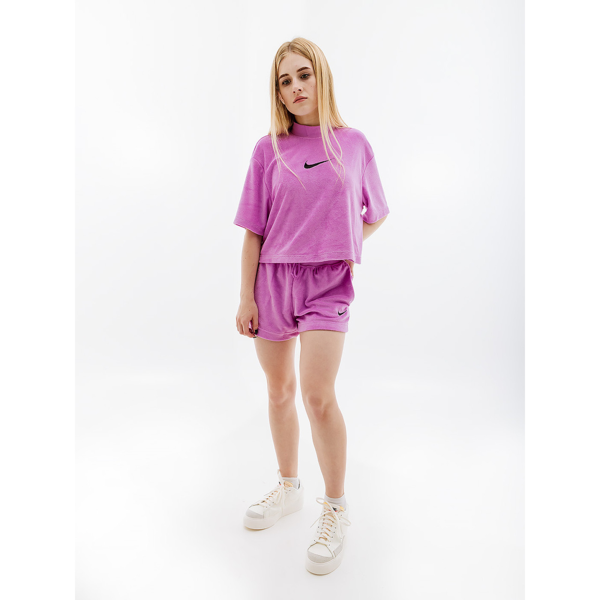 Женские Шорты Nike W NSW TRRY SHORT MS Фиолетовый XS (7dFJ4899-532 XS) - 1 - Robinzon.ua