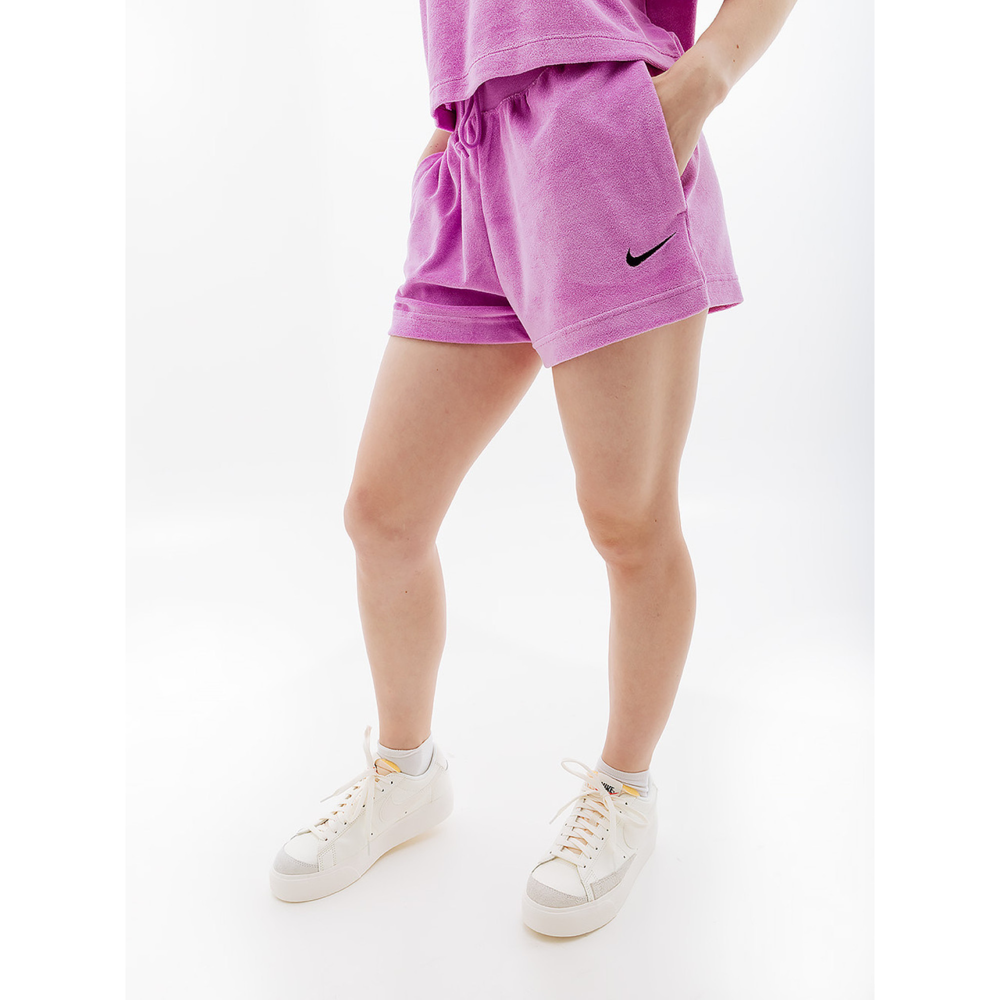 Жіночі Шорти Nike W NSW TRRY SHORT MS Фіолетовий XS (7dFJ4899-532 XS) - Robinzon.ua