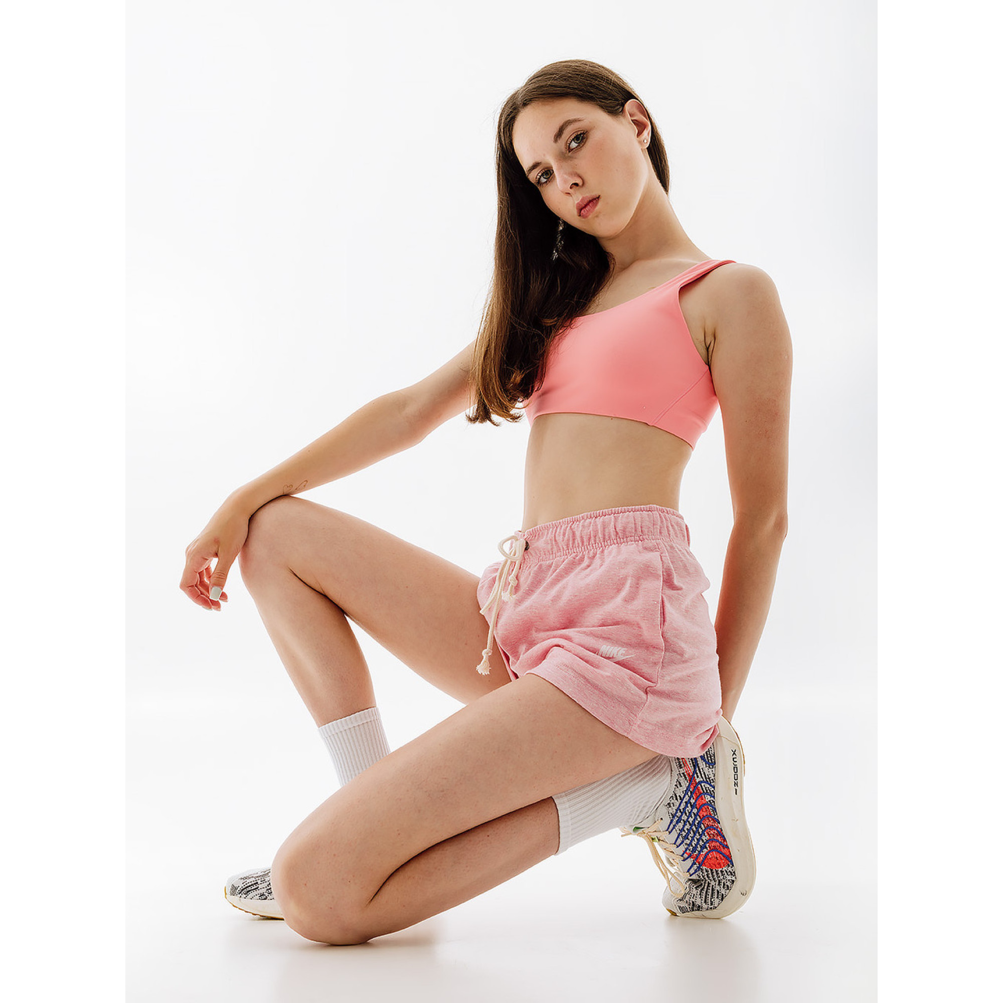 Женские Шорты Nike W NSW GYM VNTG PE SHORT  Розовый XS (7dDM6392-690 XS) - 1 - Robinzon.ua