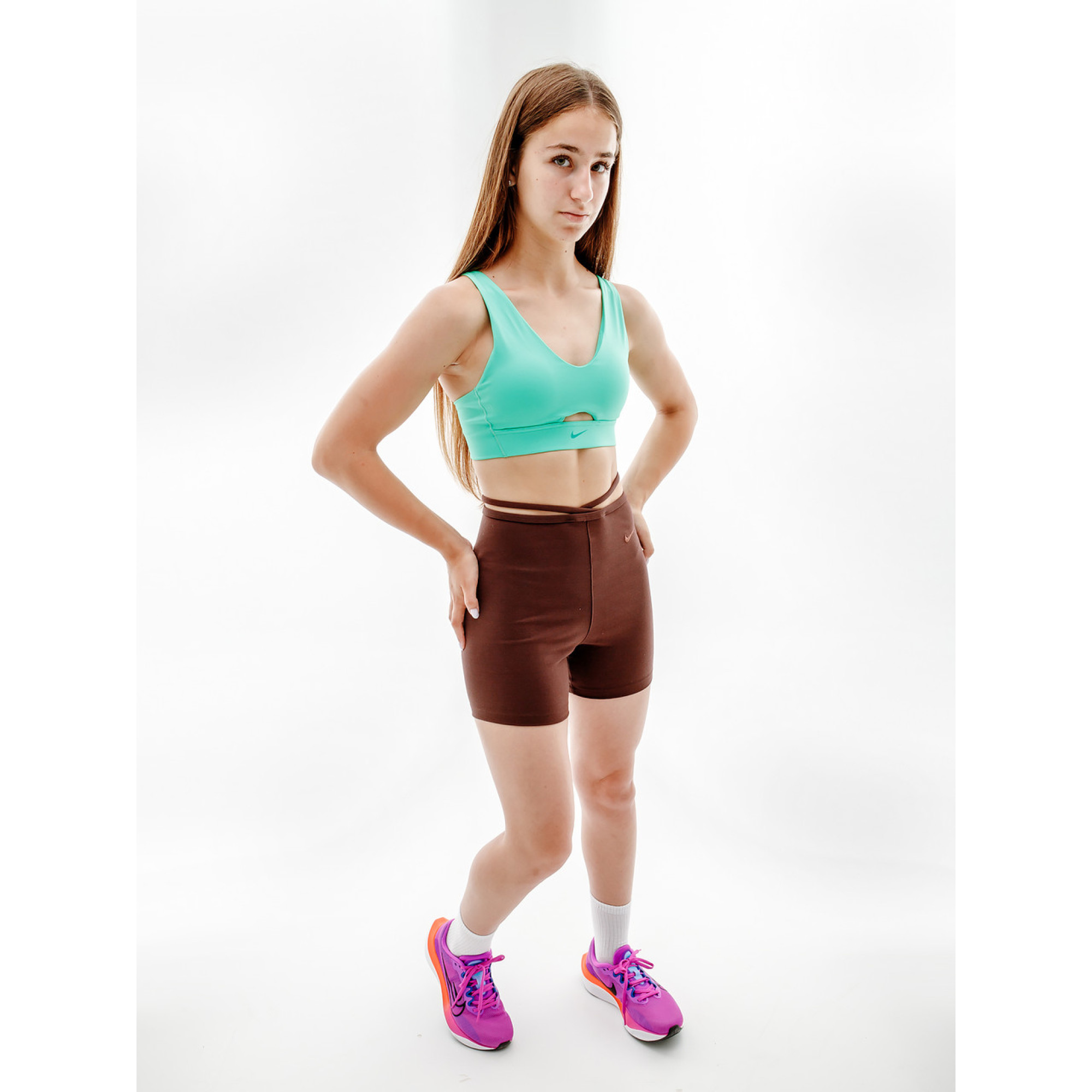 Жіночі Шорти Nike W NSW EVRDY MOD HR BIKE SHORT Бордовий  M (7dDV7928-227 M) - 3 - Robinzon.ua