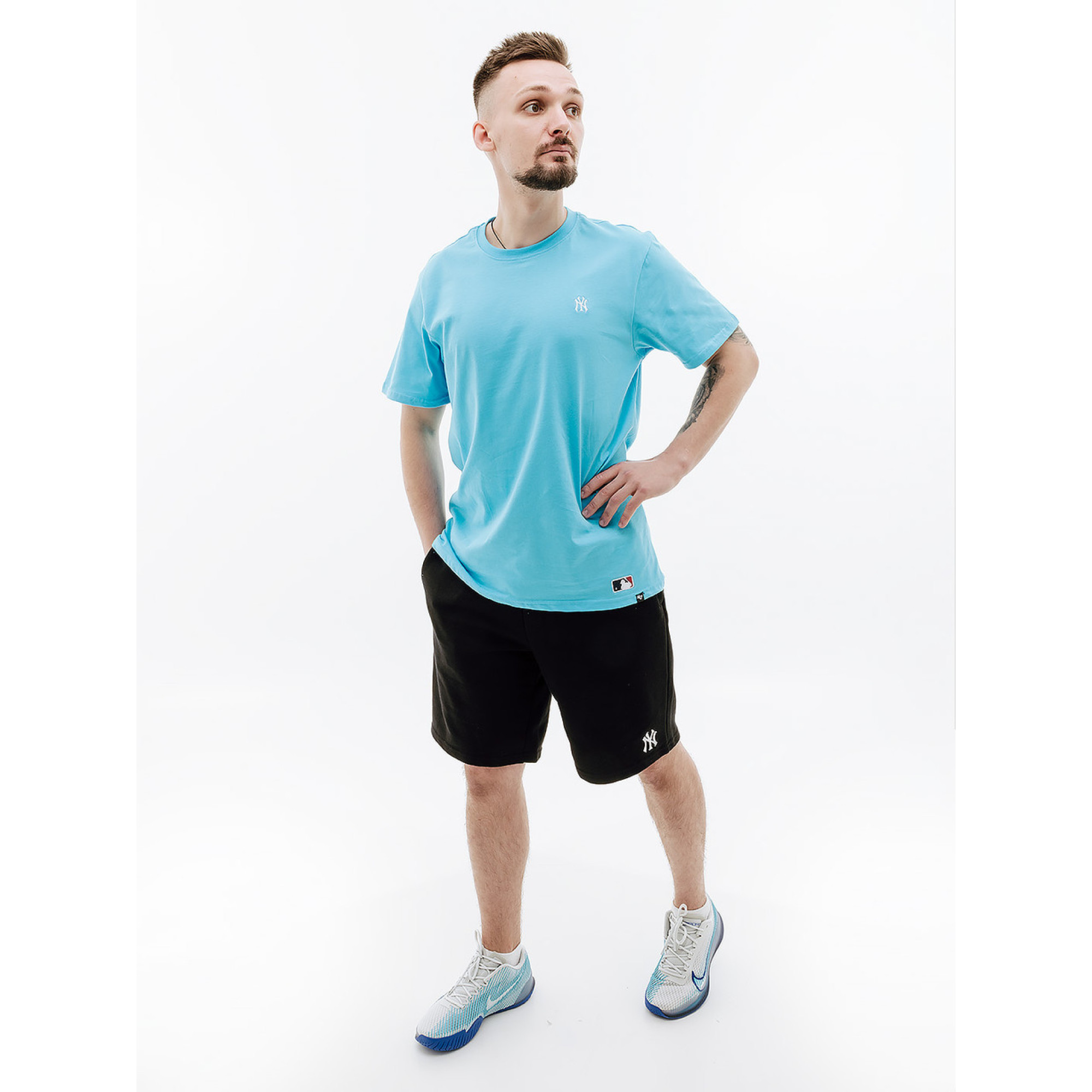 Чоловічі Шорти 47 Brand NEW YORK YANKEES BASE RUNNER Чорний  L (7d581050JK-FS L) - 3 - Robinzon.ua