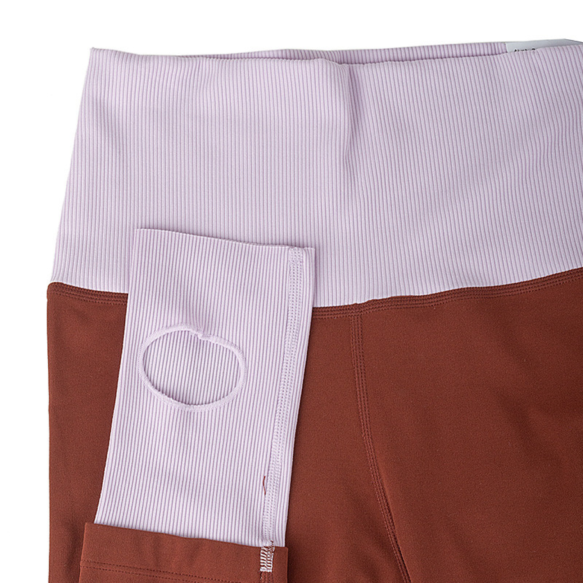 Женские Лосины Nike W NY LUXE HR 7/8 TGHT CLBK Коричневый L (DM6996-217 L) - 2 - Robinzon.ua