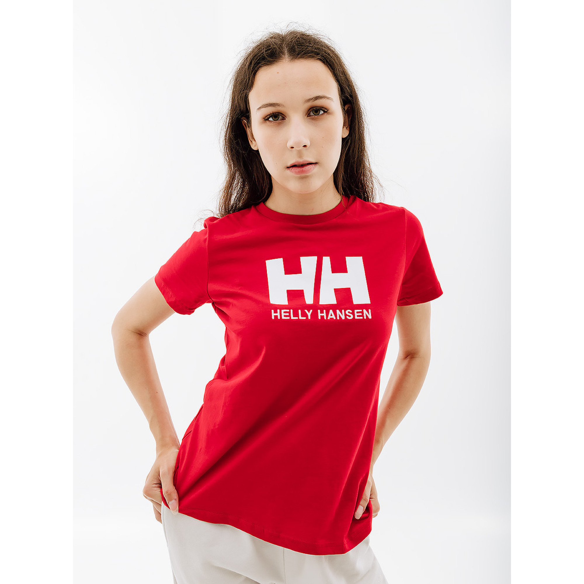 Жіноча Футболка HELLY HANSEN W HH LOGO T-SHIRT Червоний S (7d34112-162 S) - Robinzon.ua