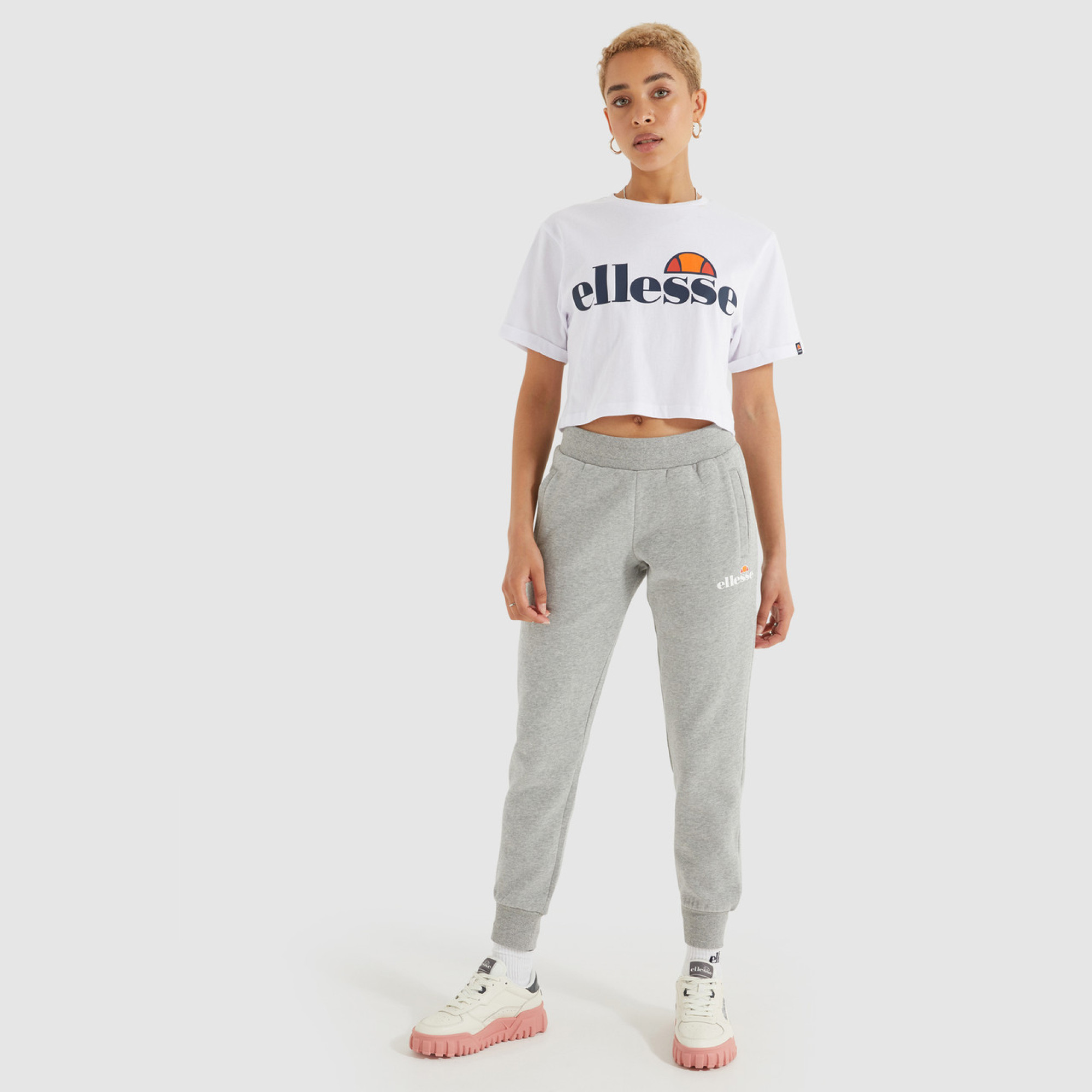 Женская Футболка Ellesse Alberta Cropped Tee Белый XL (7dSGS04484-908 XL) - 1 - Robinzon.ua