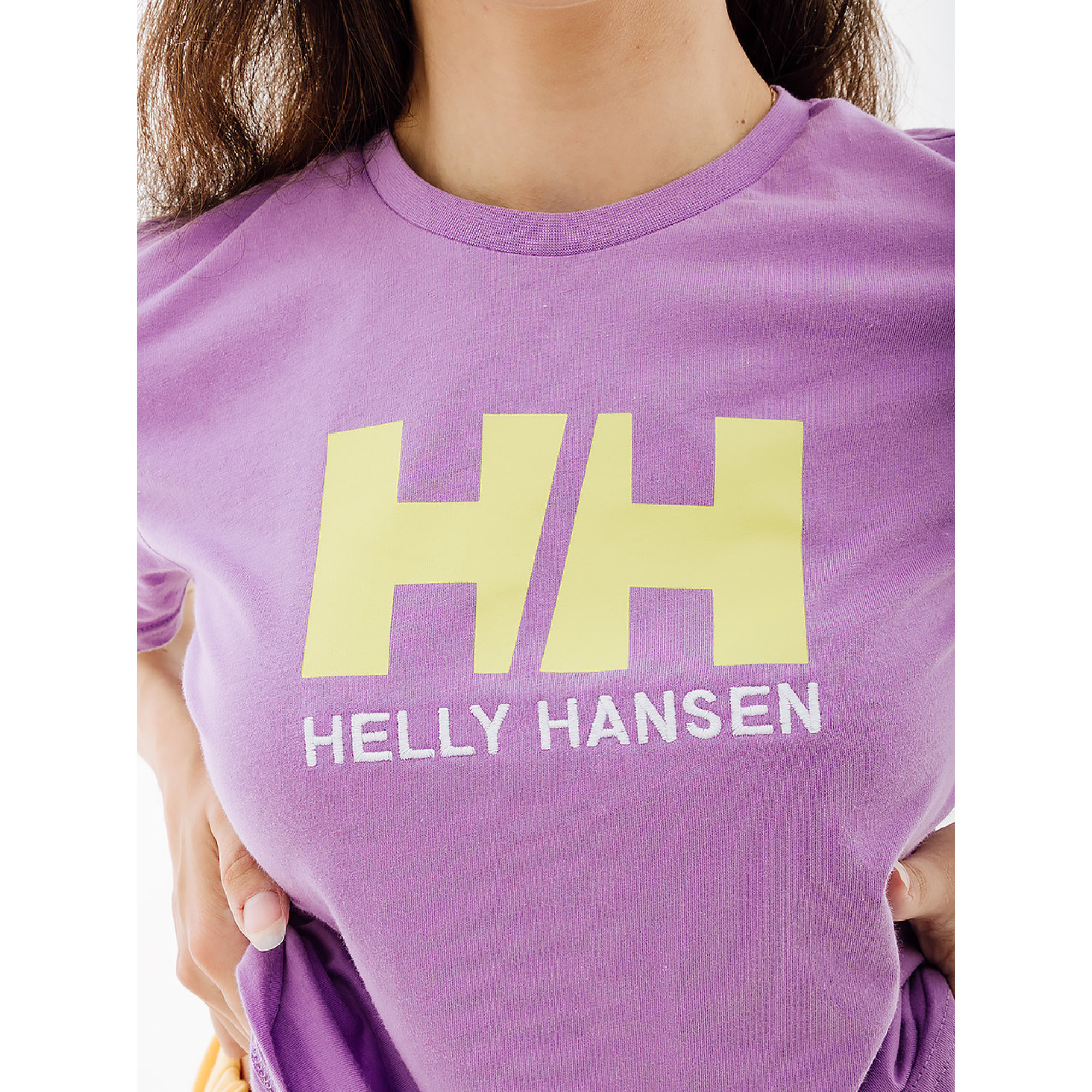 Жіноча Футболка HELLY HANSEN W HH LOGO T-SHIRT Фіолетовий S (7d34112-699 S) - 2 - Robinzon.ua