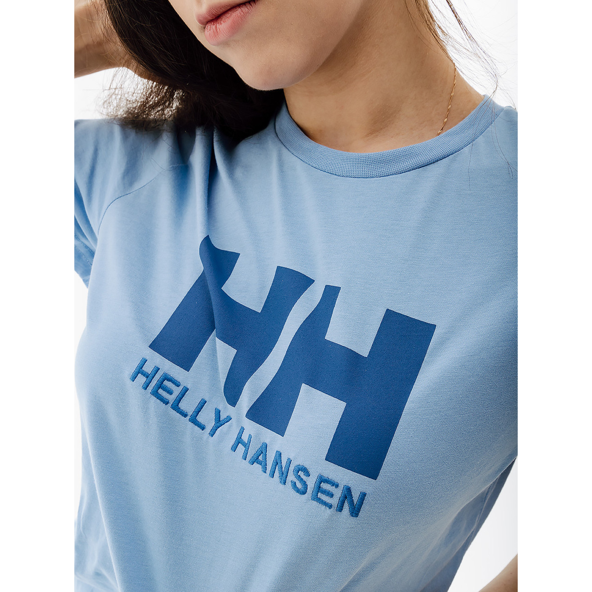 Жіноча Футболка HELLY HANSEN W HH LOGO T-SHIRT Блакитний M (7d34112-627 M) - 3 - Robinzon.ua