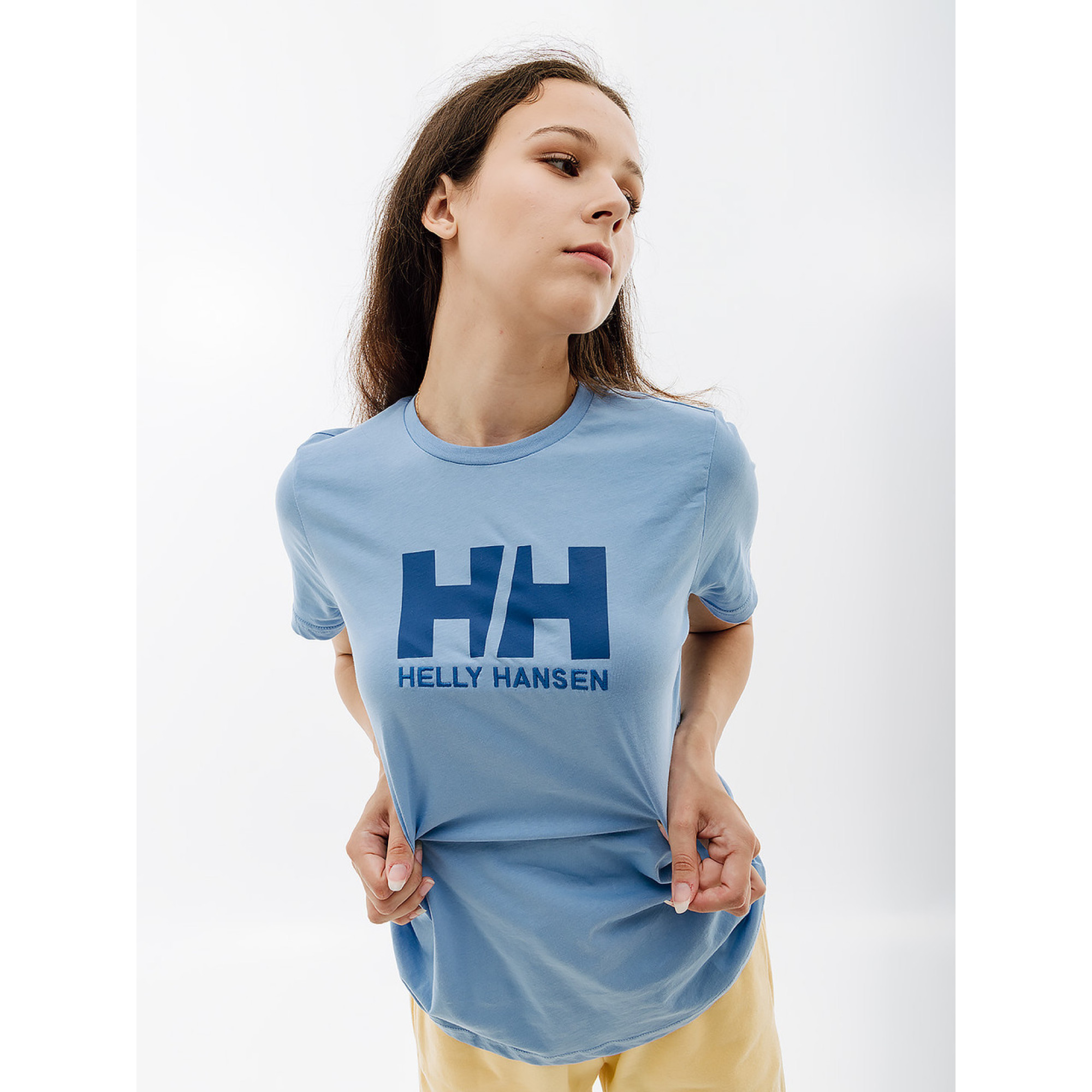 Жіноча Футболка HELLY HANSEN W HH LOGO T-SHIRT Блакитний M (7d34112-627 M) - 2 - Robinzon.ua