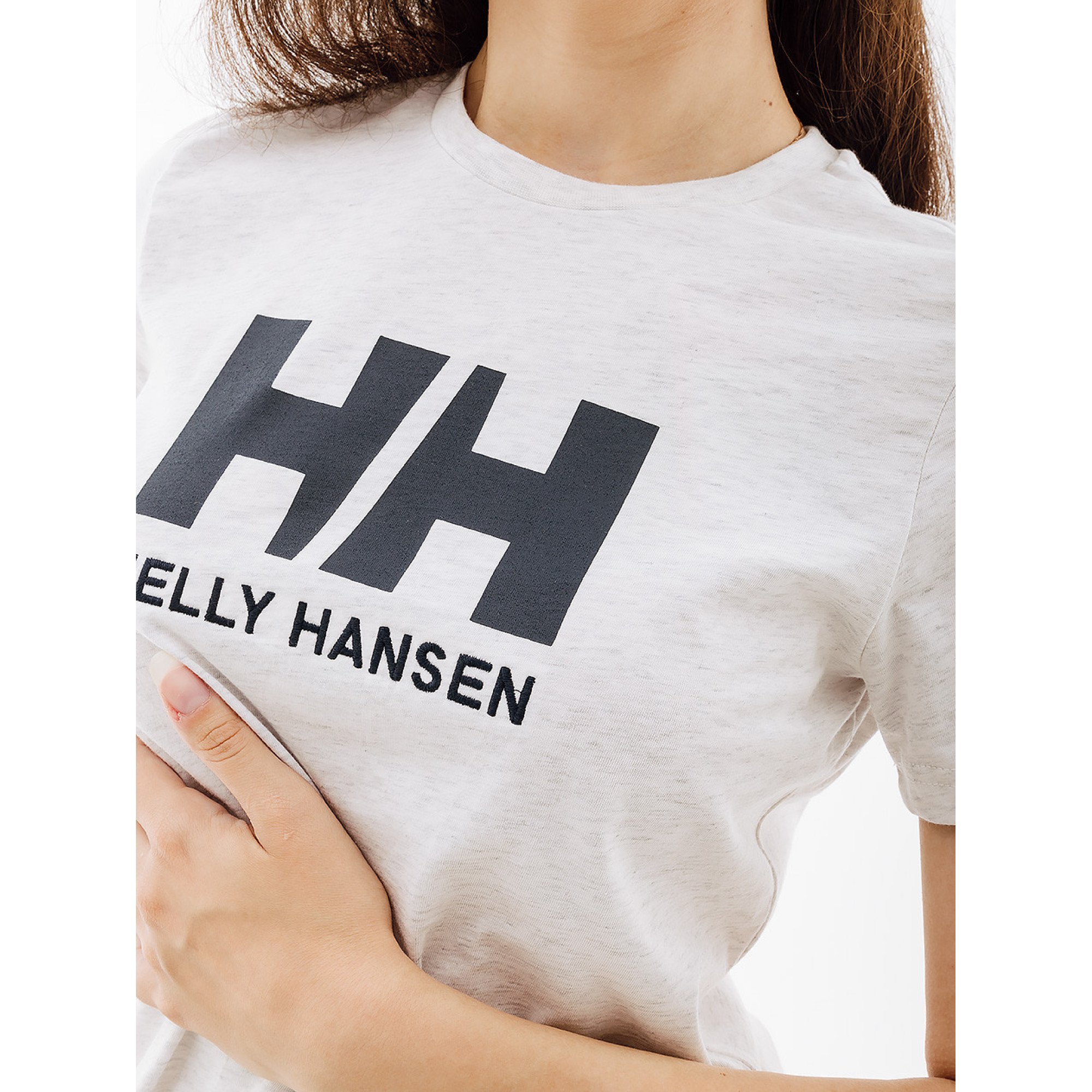 Жіноча Футболка HELLY HANSEN W HH LOGO T-SHIRT Сірий XS (7d34112-823 XS) - 3 - Robinzon.ua