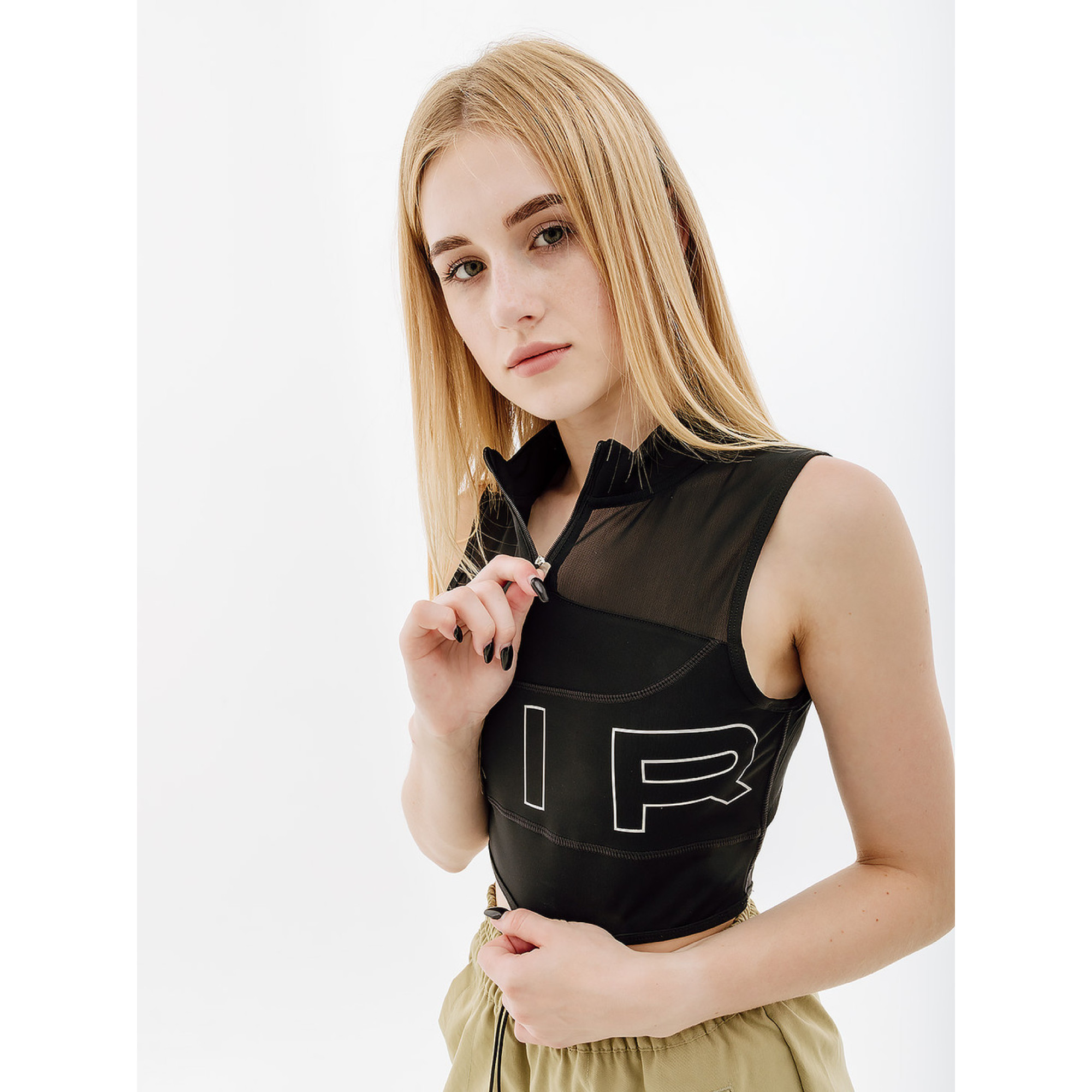 Жіночий Топ Nike W NK DF AIR CROP TANK Чорний L (7dDX0284-010 L) - Robinzon.ua