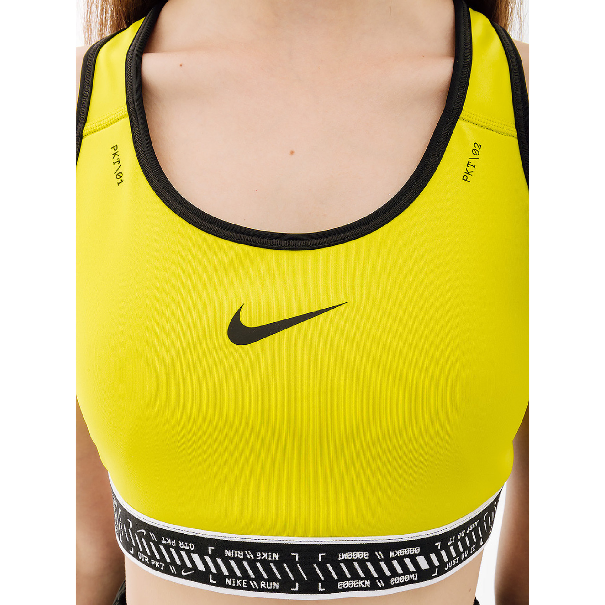 Жіночий Топ Nike W NK SWSH ON THE RUN BRA Салатовий  S (7dDV9914-308 S) - 1 - Robinzon.ua