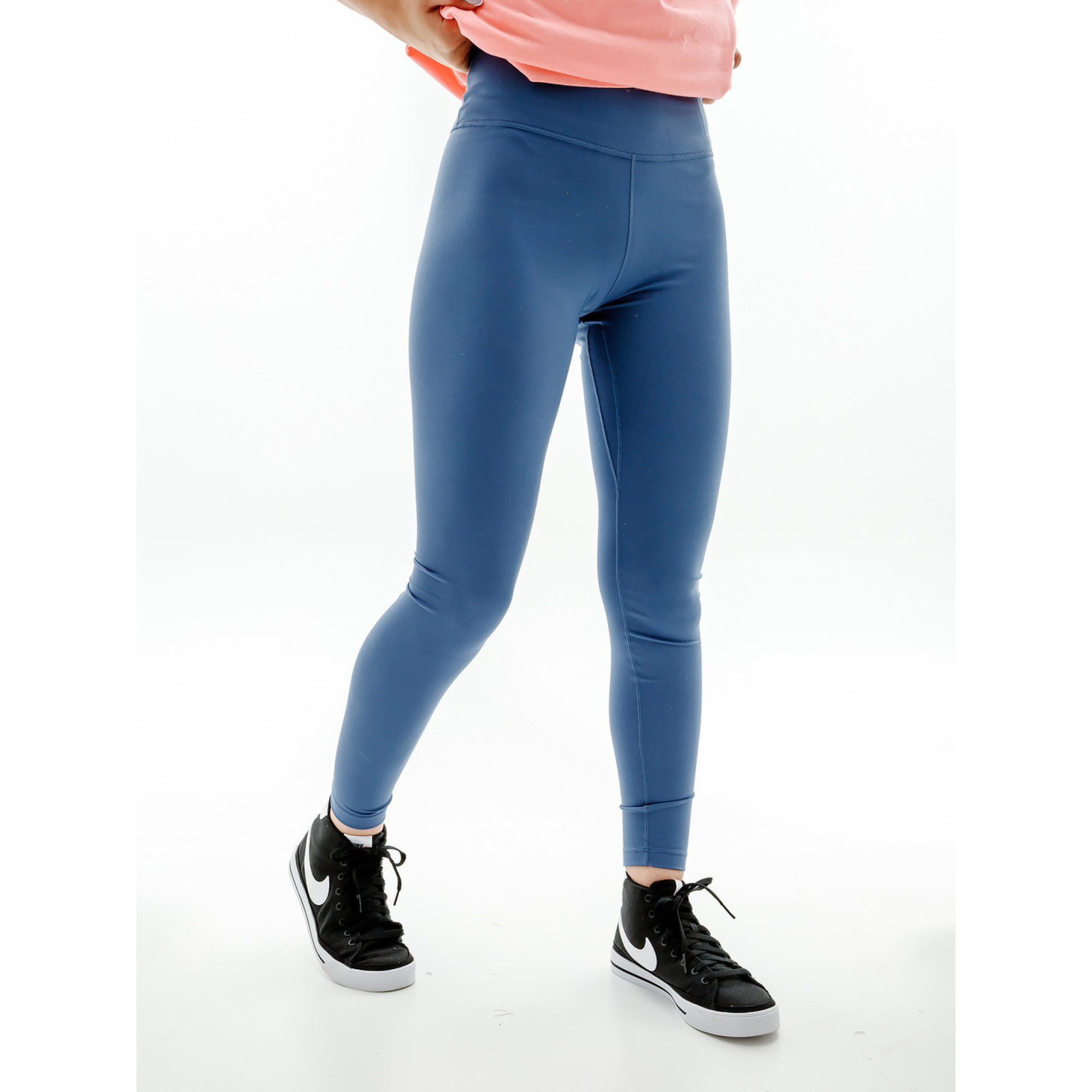 Жіночі Легінси Nike W NK ONE DF MR TGT Синій  L (7dDD0252-491 L) - Robinzon.ua