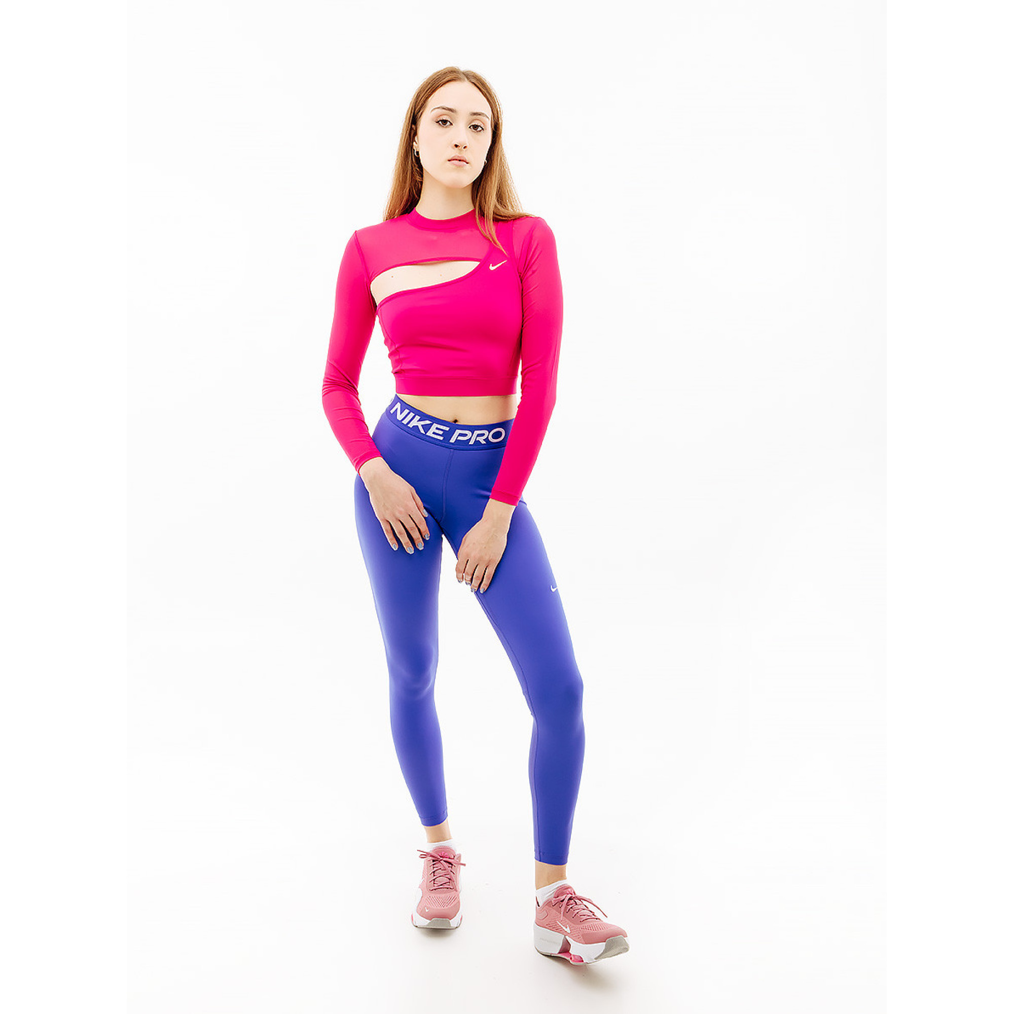 Жіночі Легінси Nike DF MR TIGHT NVT Блакитний M (7dFB5687-413 M) - 4 - Robinzon.ua