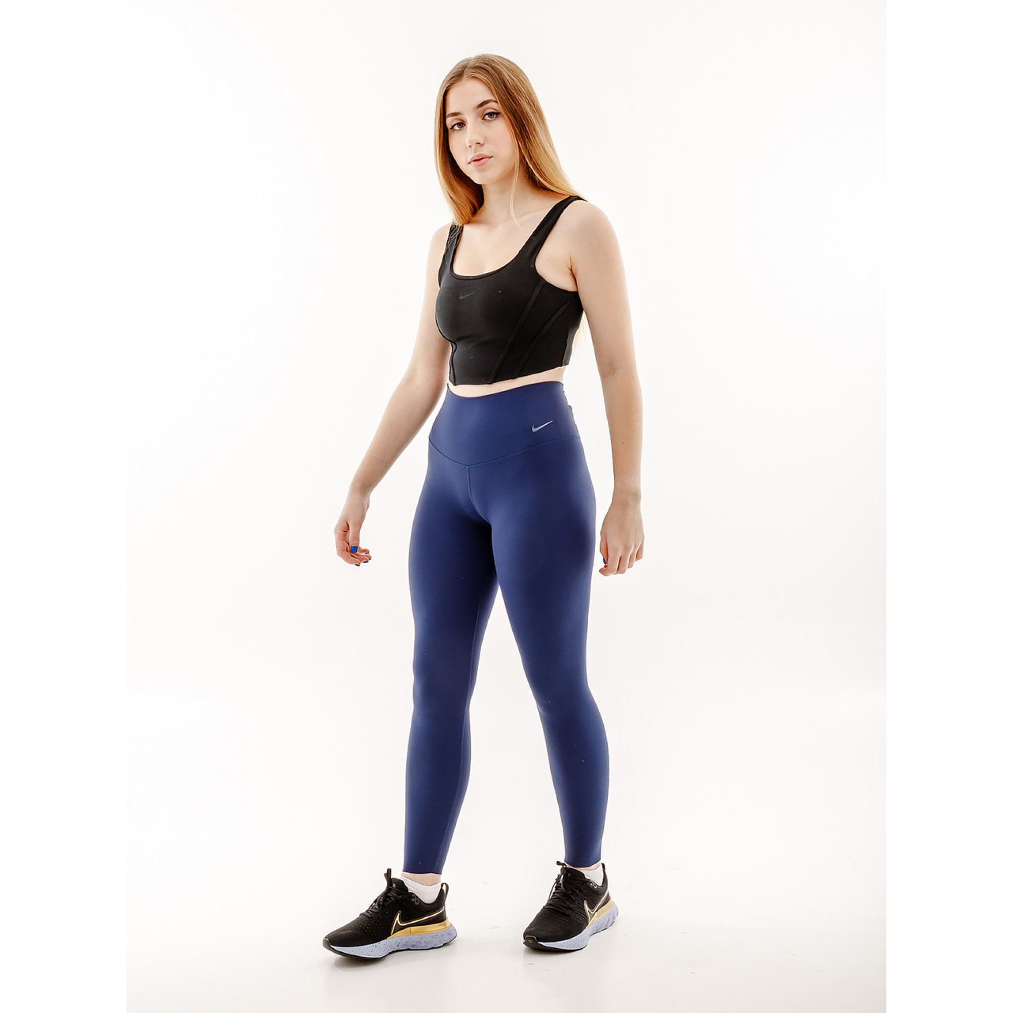 Жіночі Легінси Nike DF ZENV HR 7/8 TGHT Синій L (7dDQ6015-410 L) - 3 - Robinzon.ua