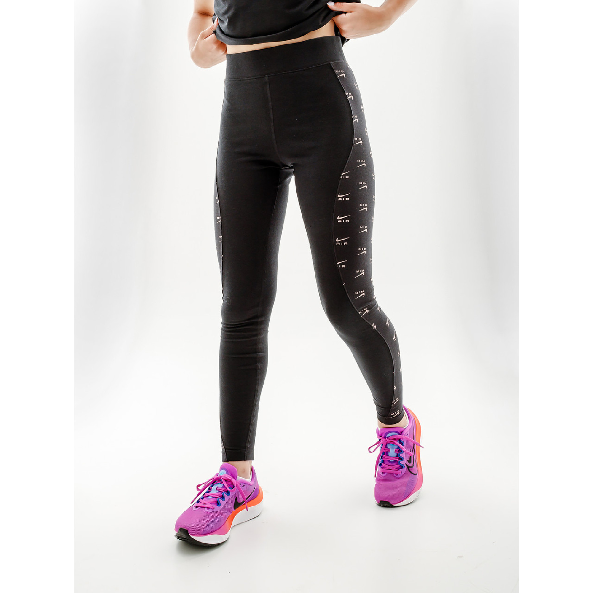 Жіночі Легінси Nike W NSW AIR HR TGHT Чорний  S (7dDV8056-010 S) - Robinzon.ua