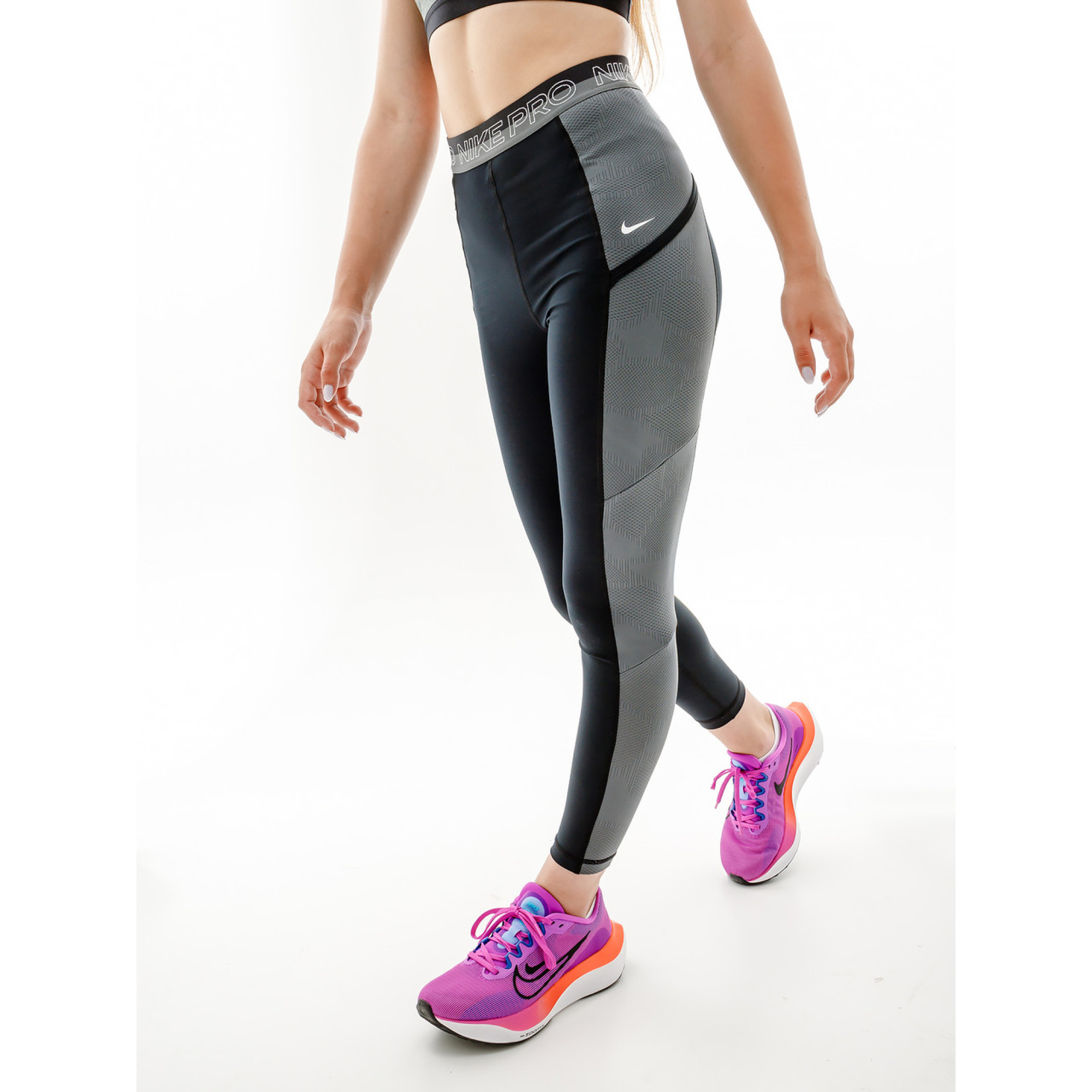 Жіночі Легінси Nike W NP DF HR 7/8 TIGHT FEMME Чорний Сірий XS (7dDX0063-010 XS) - Robinzon.ua