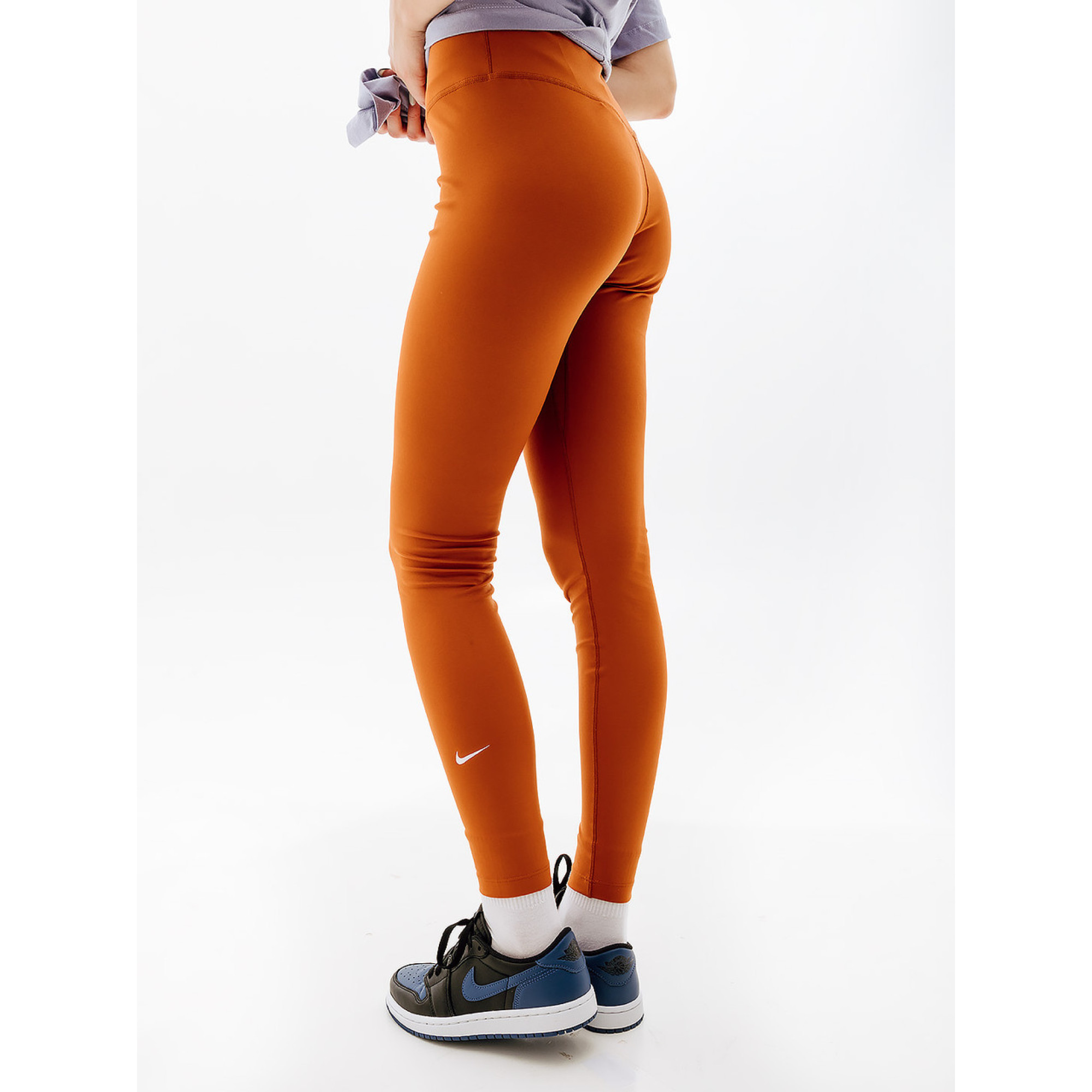 Жіночі Легінси Nike W NK ONE DF MR TGT Помаранчевий S (7dDD0252-246 S) - 1 - Robinzon.ua