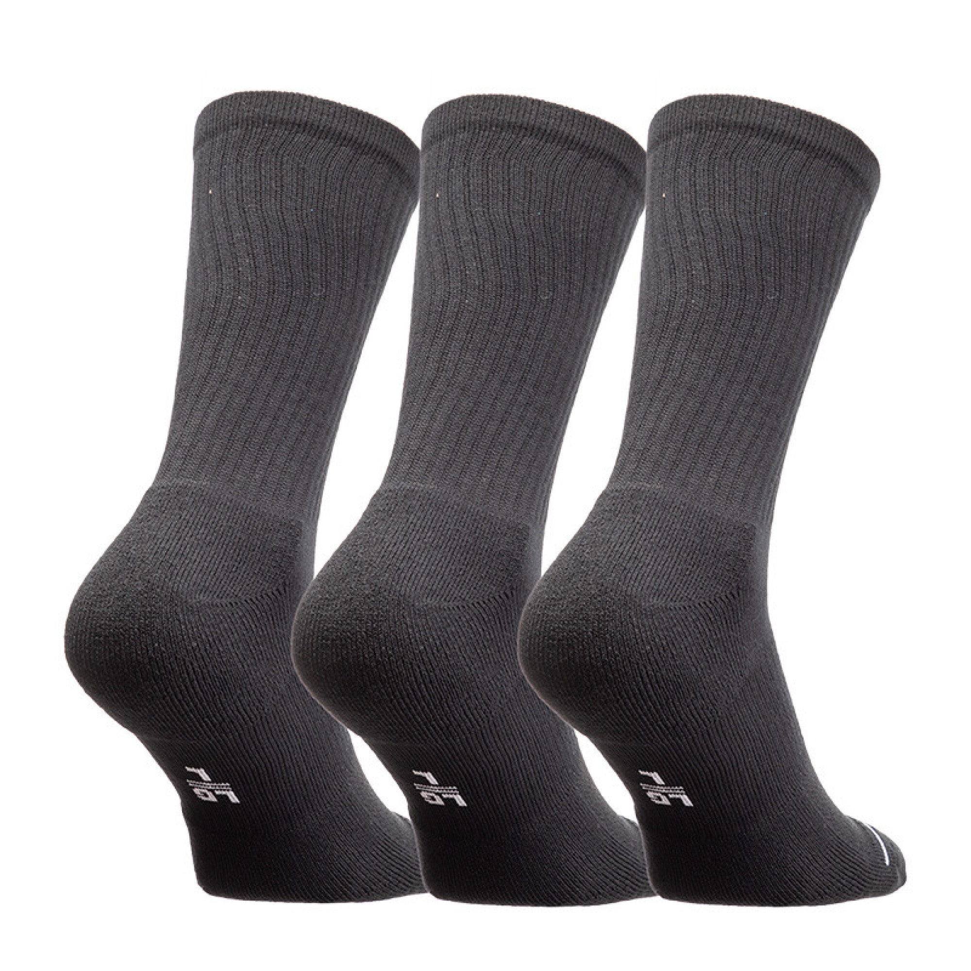 Жіночі Шкарпетки JORDAN U J ED CUSH POLY CREW 3PR 144 Чорний 34-38 (7dDX9632-010 34-38) - 1 - Robinzon.ua