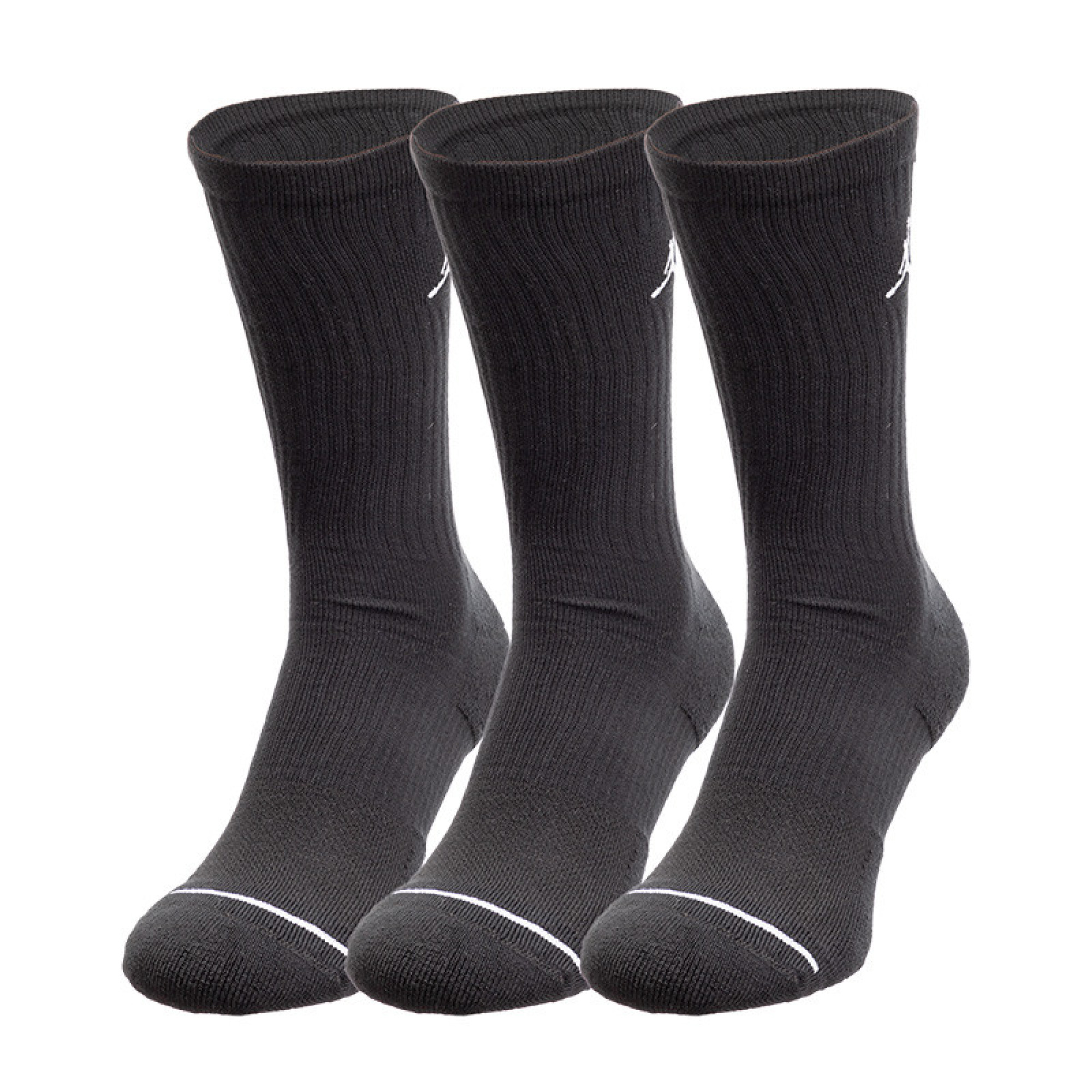 Жіночі Шкарпетки JORDAN U J ED CUSH POLY CREW 3PR 144 Чорний 34-38 (7dDX9632-010 34-38) - Robinzon.ua