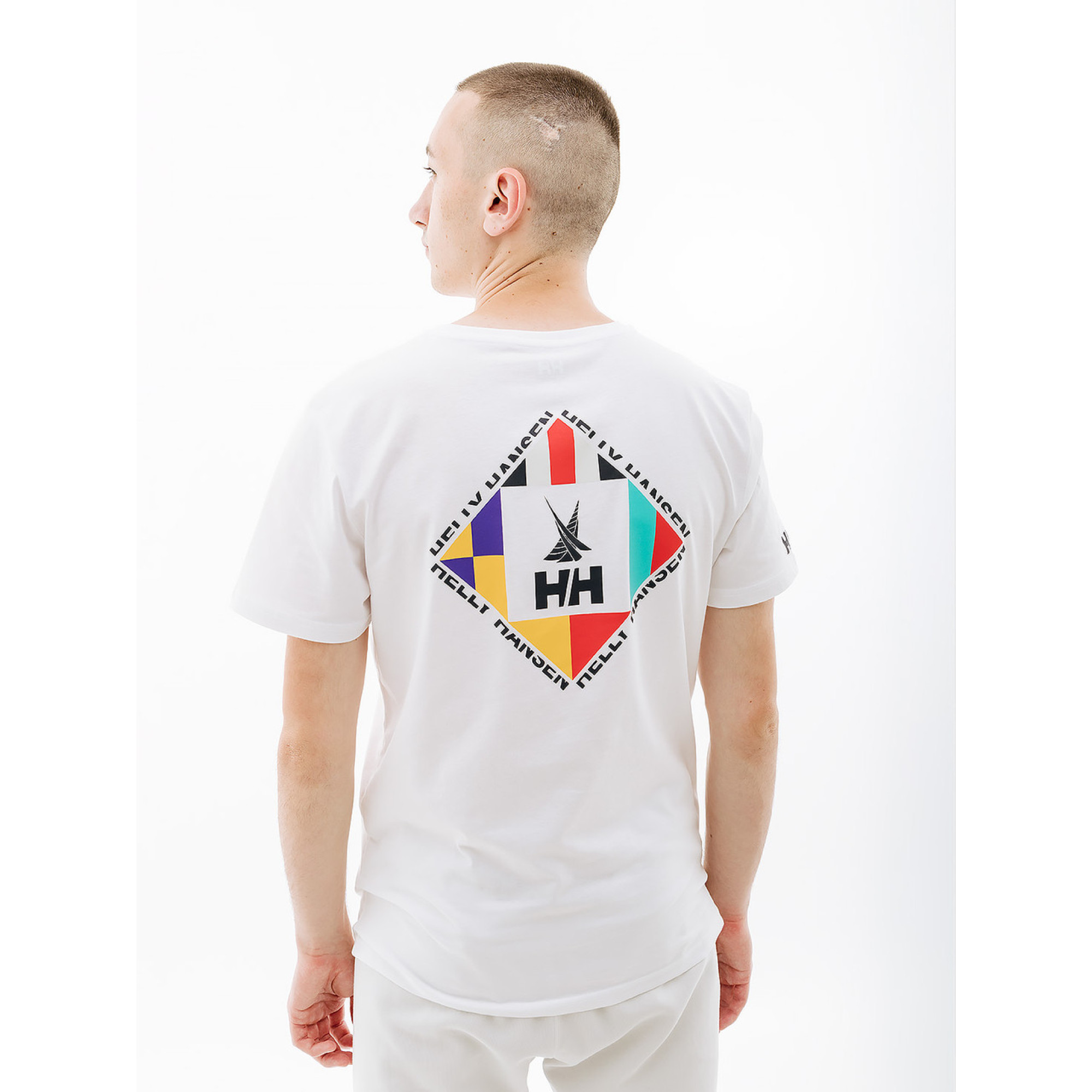 Чоловіча Футболка HELLY HANSEN SHORELINE T-SHIRT 2.0 Білий XL (7d34222-002 XL) - 3 - Robinzon.ua