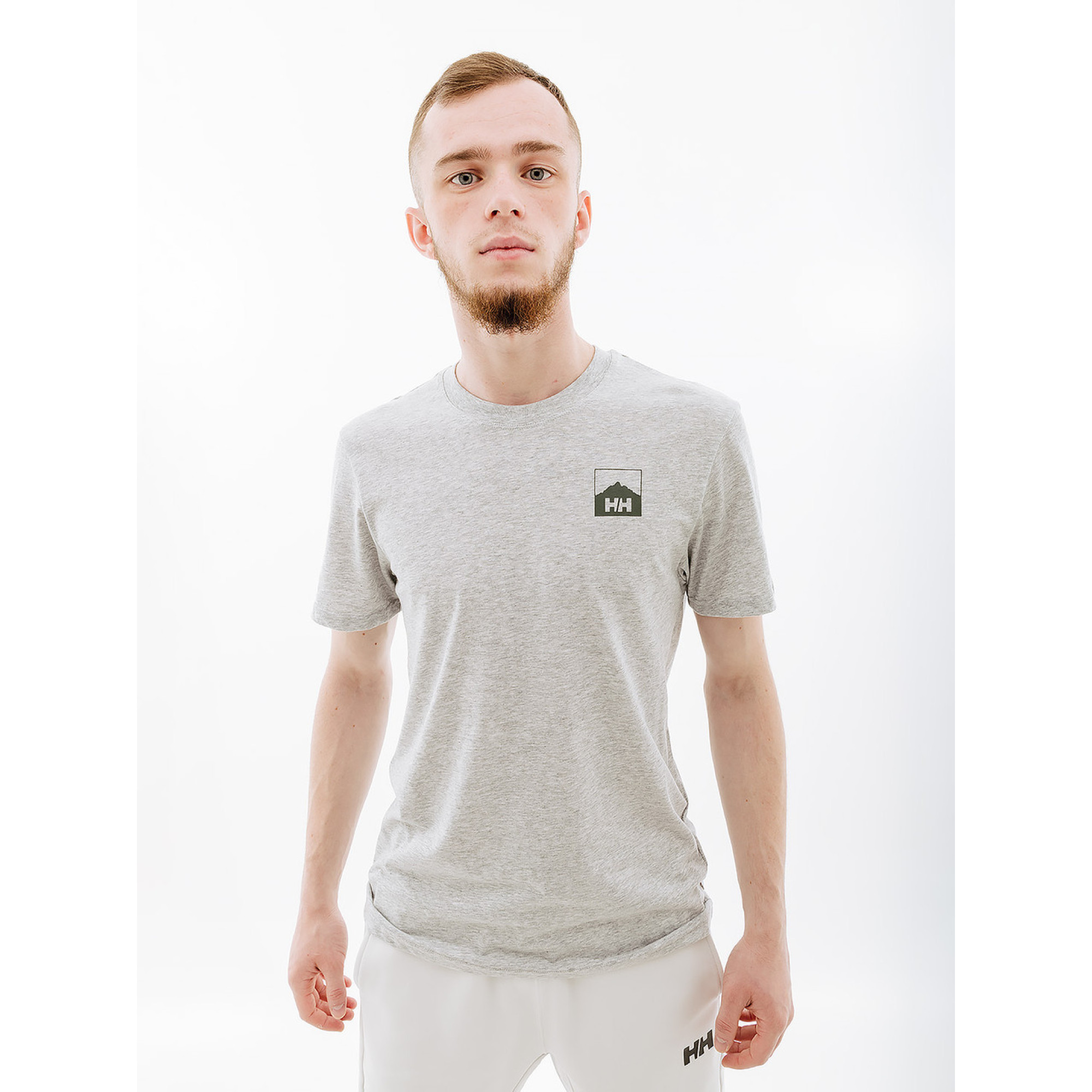 Чоловіча Футболка HELLY HANSEN NORD GRAPHIC HH T-SHIRT Сірий XL (7d62979-949 XL) - Robinzon.ua