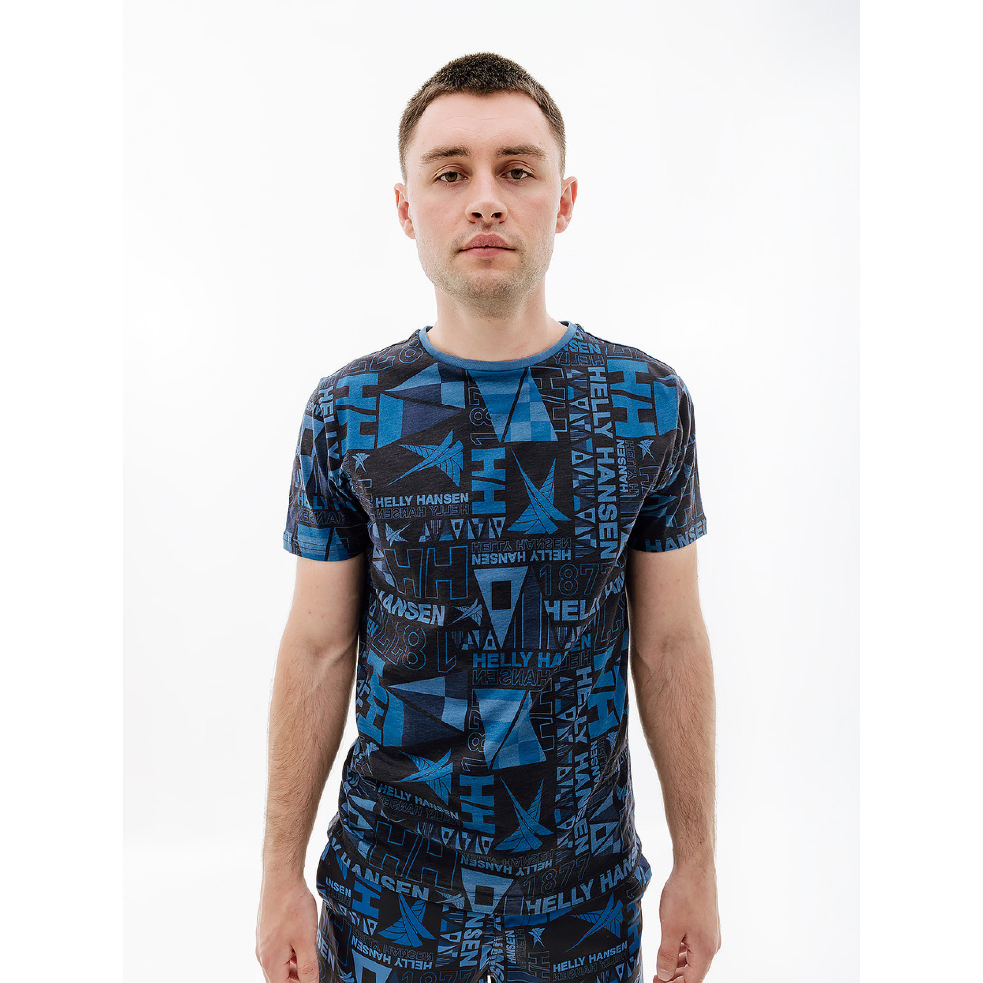 Чоловіча Футболка HELLY HANSEN NEWPORT T-SHIRT Різнокольоровий M (7d34303-585 M) - Robinzon.ua