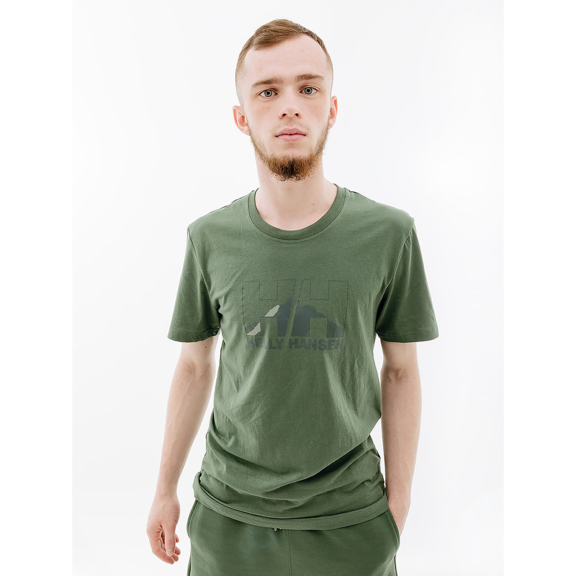 Чоловіча Футболка HELLY HANSEN NORD GRAPHIC T-SHIRT Зелений M (7d62978-476 M) - Robinzon.ua