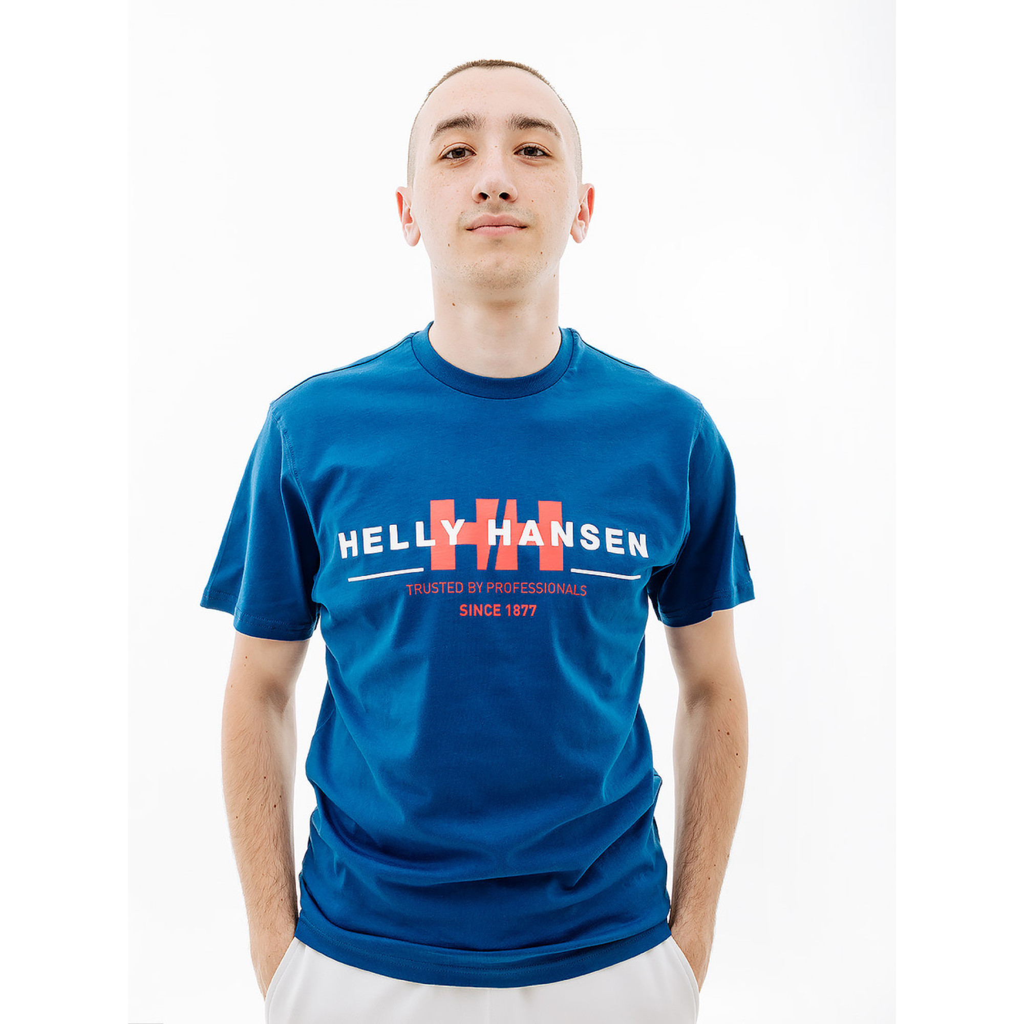 Чоловіча Футболка HELLY HANSEN RWB GRAPHIC T-SHIRT Синій M (7d53763-607 M) - Robinzon.ua