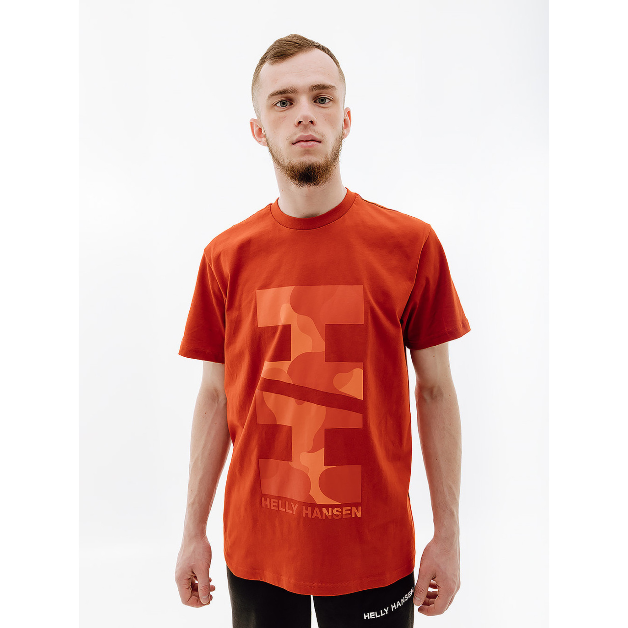 Чоловіча Футболка HELLY HANSEN MOVE COTTON T-SHIRT Помаранчевий XL (7d53976-308 XL) - Robinzon.ua